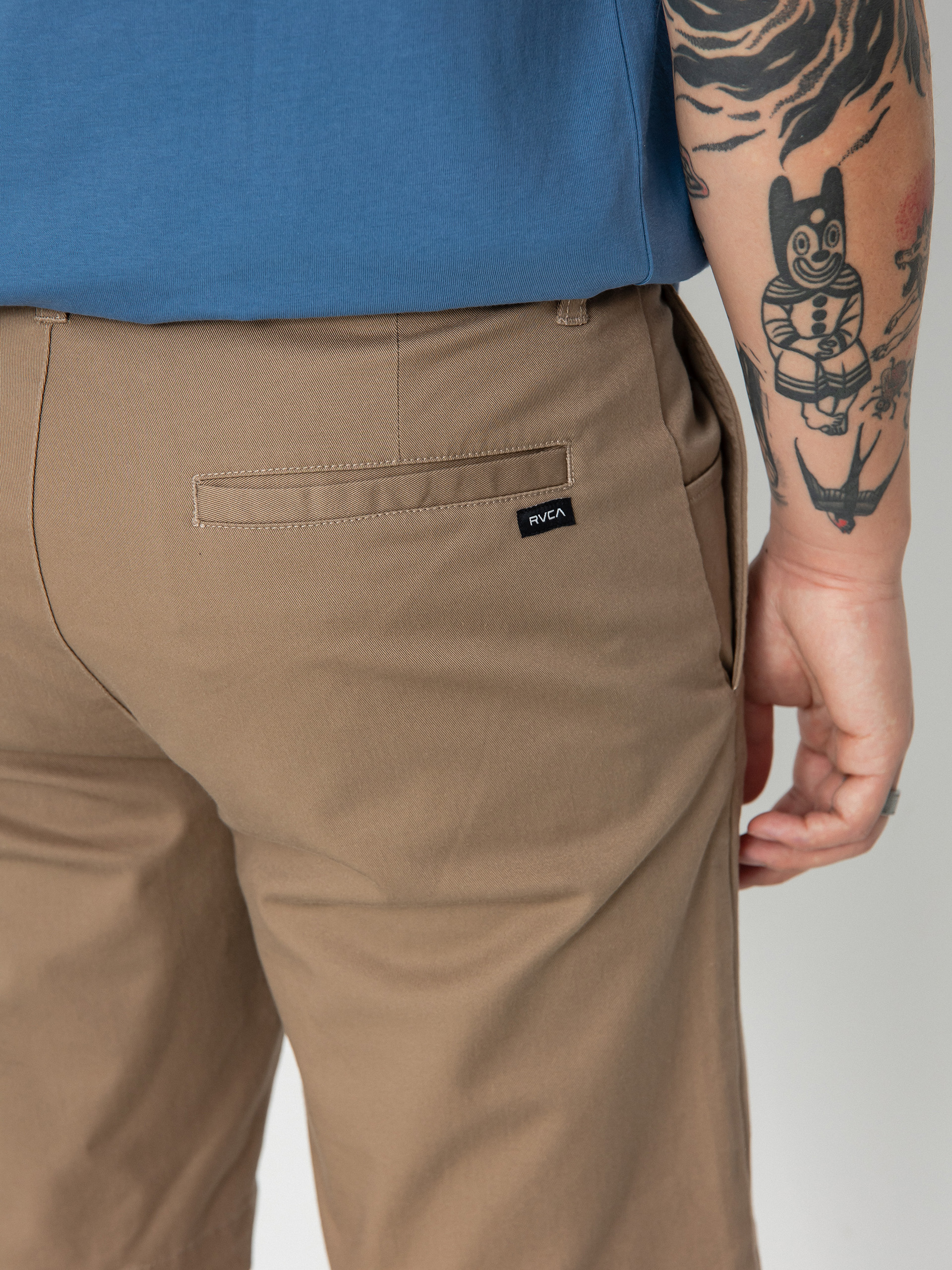 Șort RVCA Weekend Stretch (dark khaki)