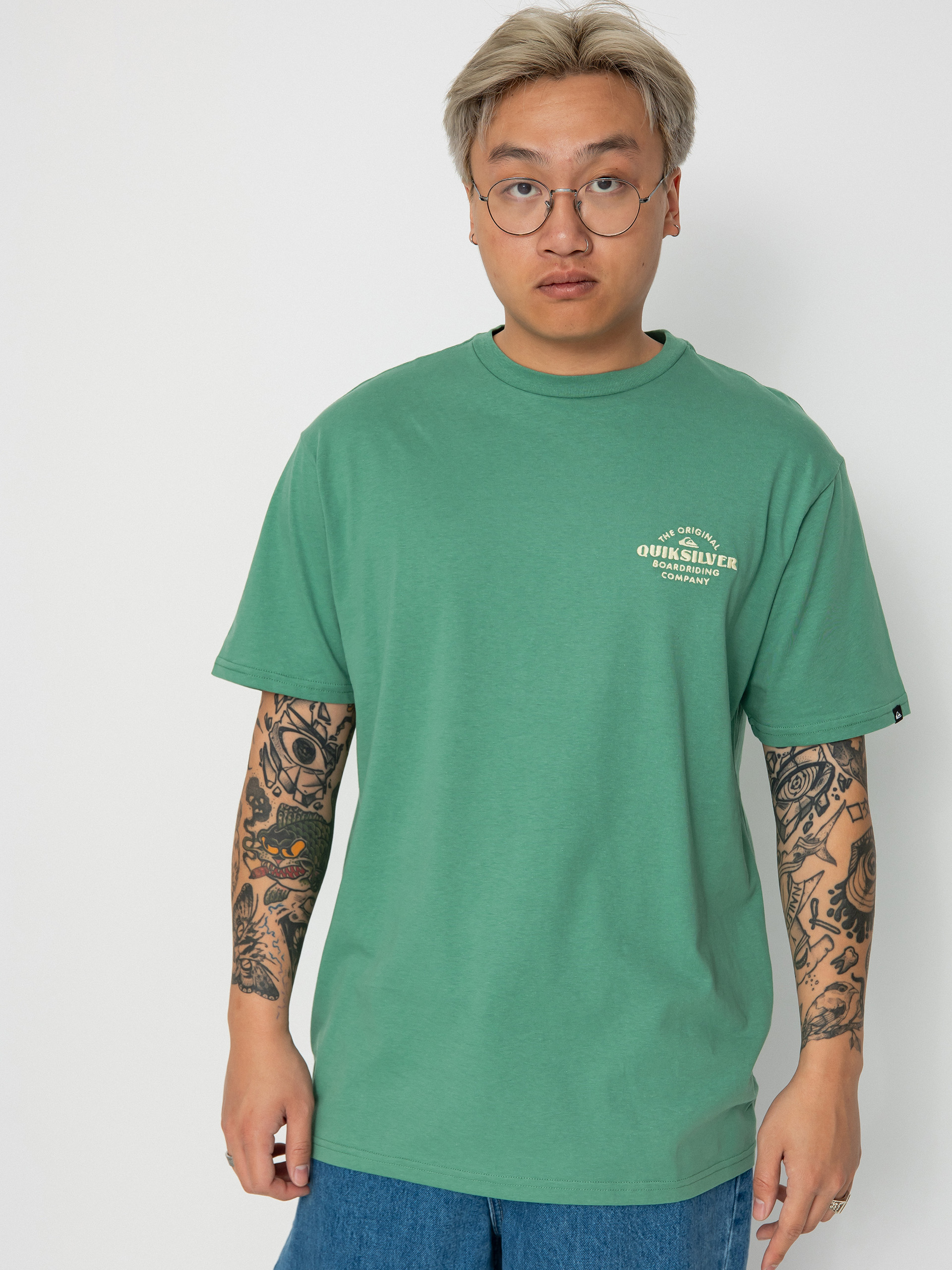 Tricou Quiksilver Tradesmith (frosty spruce)