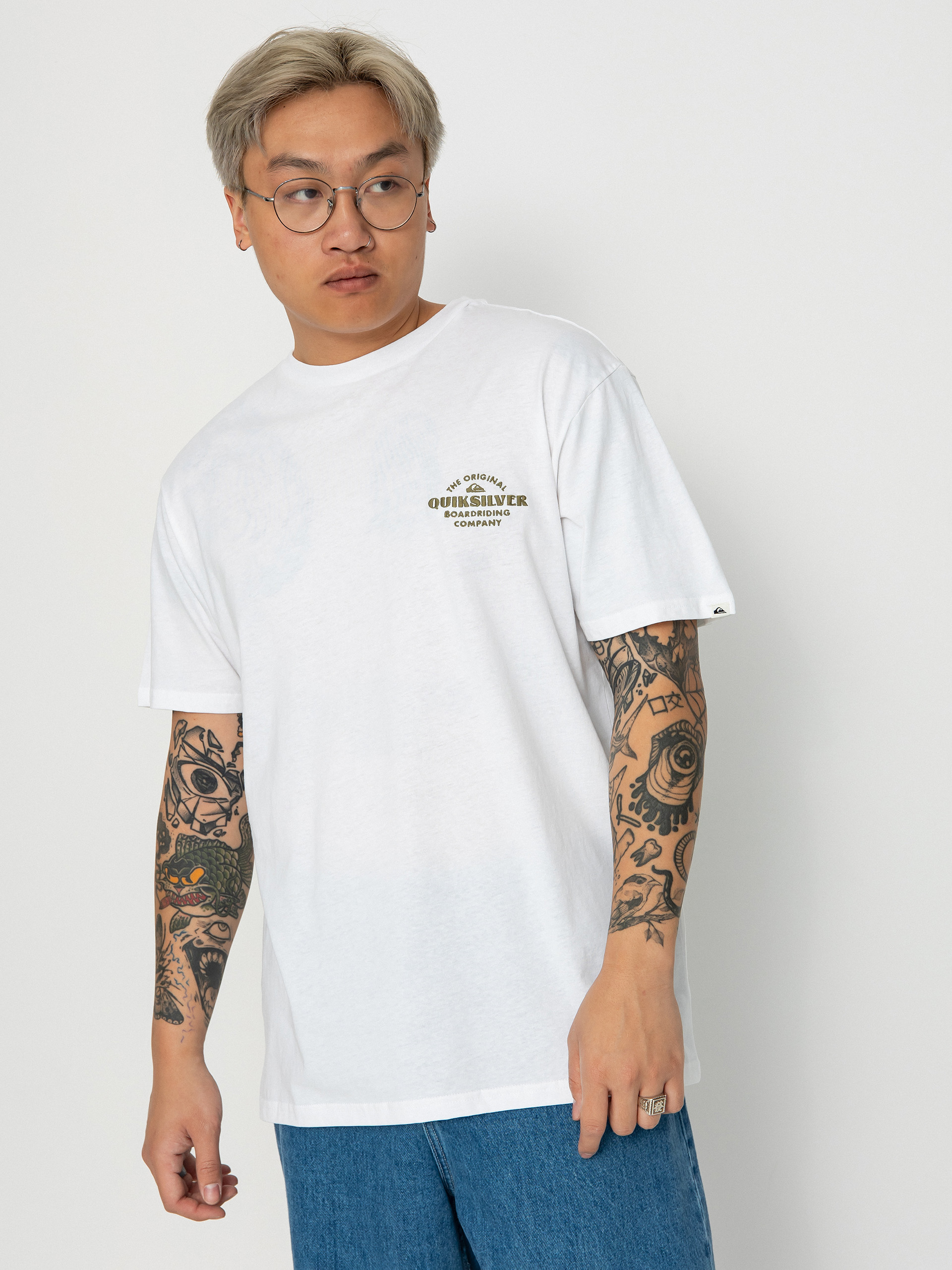 Tricou Quiksilver Tradesmith (white)