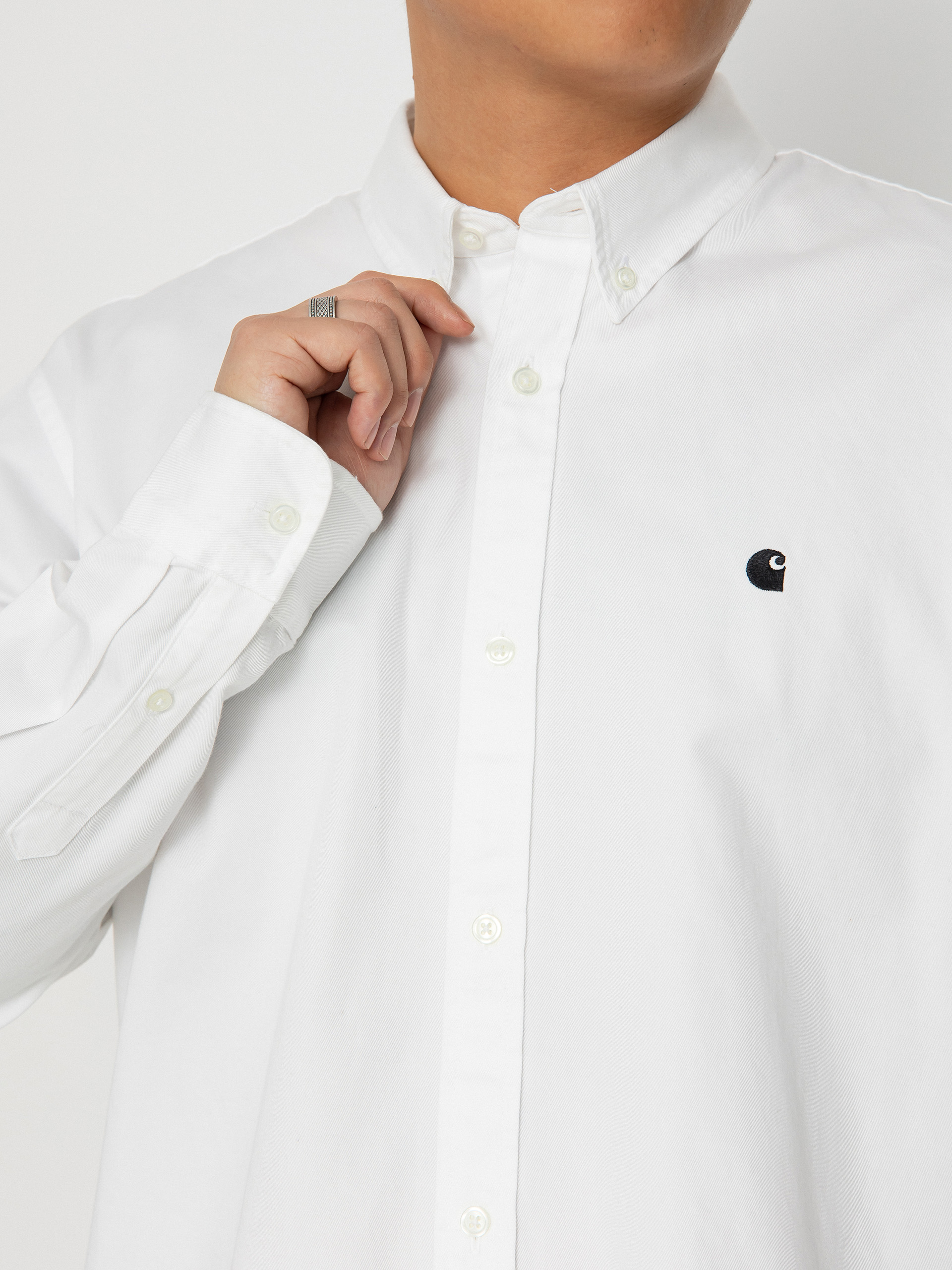 Cămașă Carhartt WIP Madison (white/black)