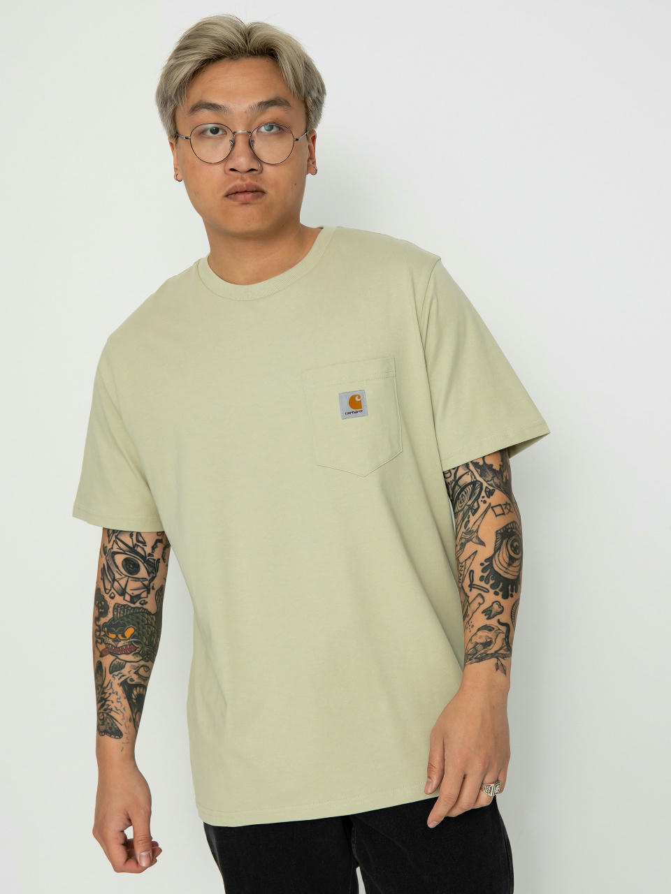 Tricou Carhartt WIP Pocket (beryl)