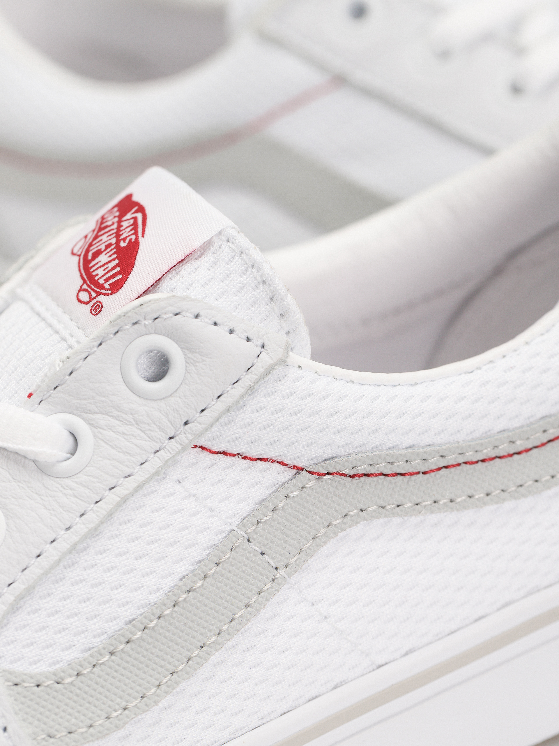 Pantofi Vans Sk8 Low (retro skate white/red)