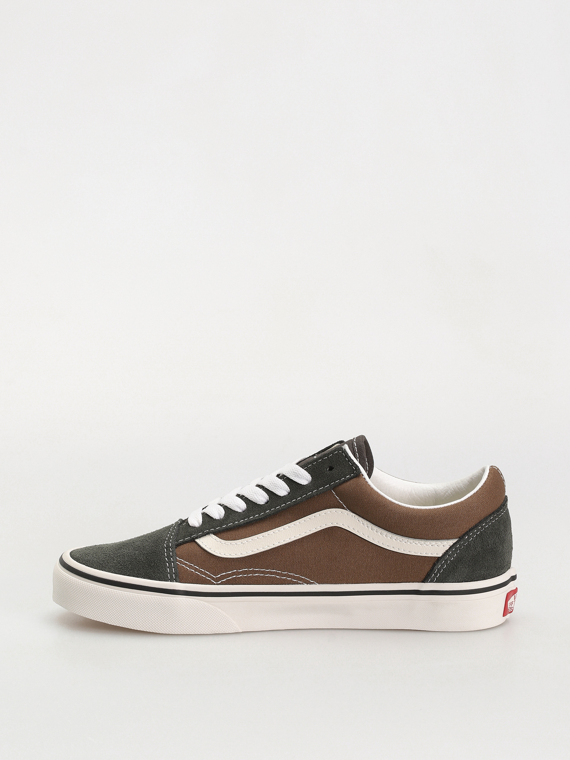 Pantofi Vans Old Skool (canvas/suede pop brown/multi)