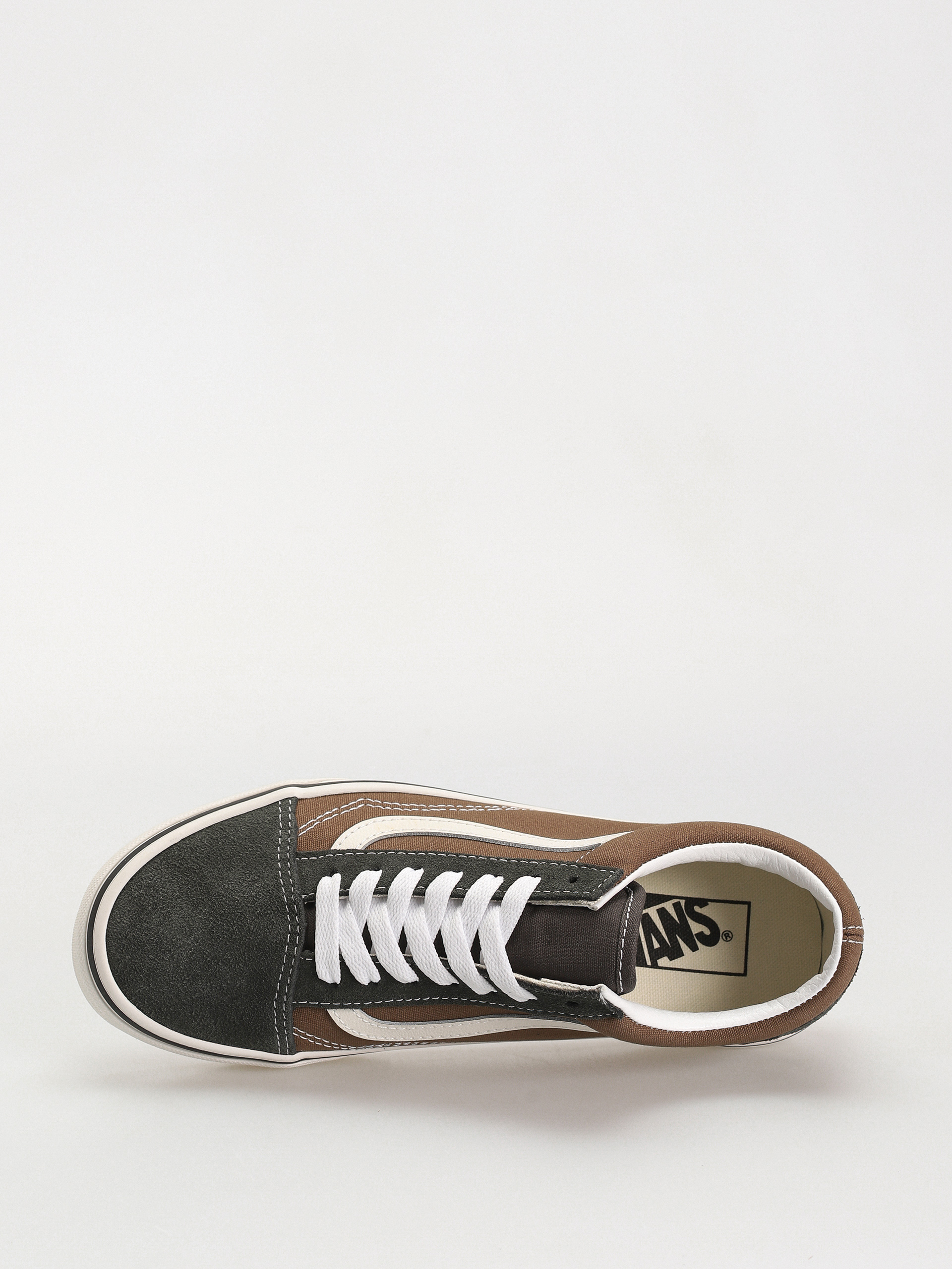 Pantofi Vans Old Skool (canvas/suede pop brown/multi)