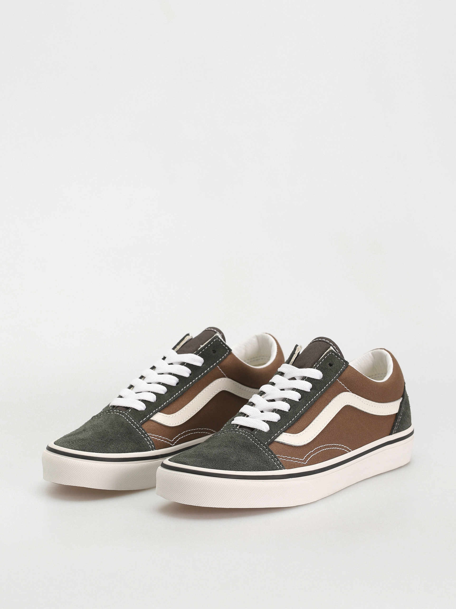 Pantofi Vans Old Skool (canvas/suede pop brown/multi)