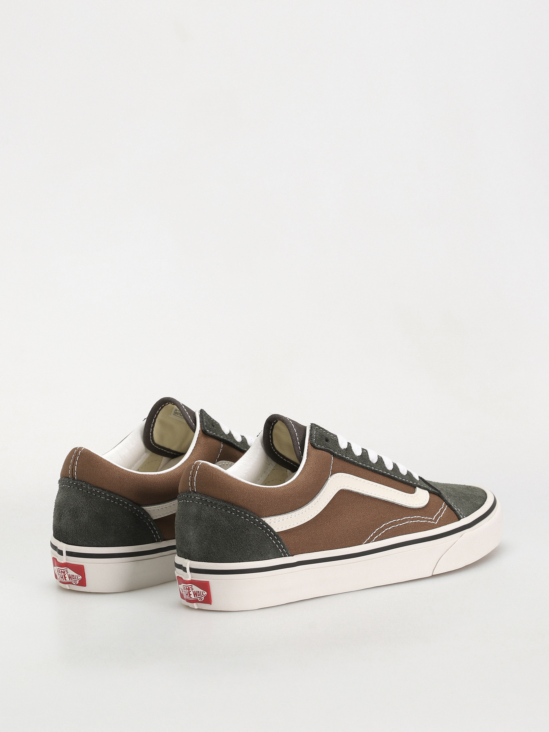Pantofi Vans Old Skool (canvas/suede pop brown/multi)