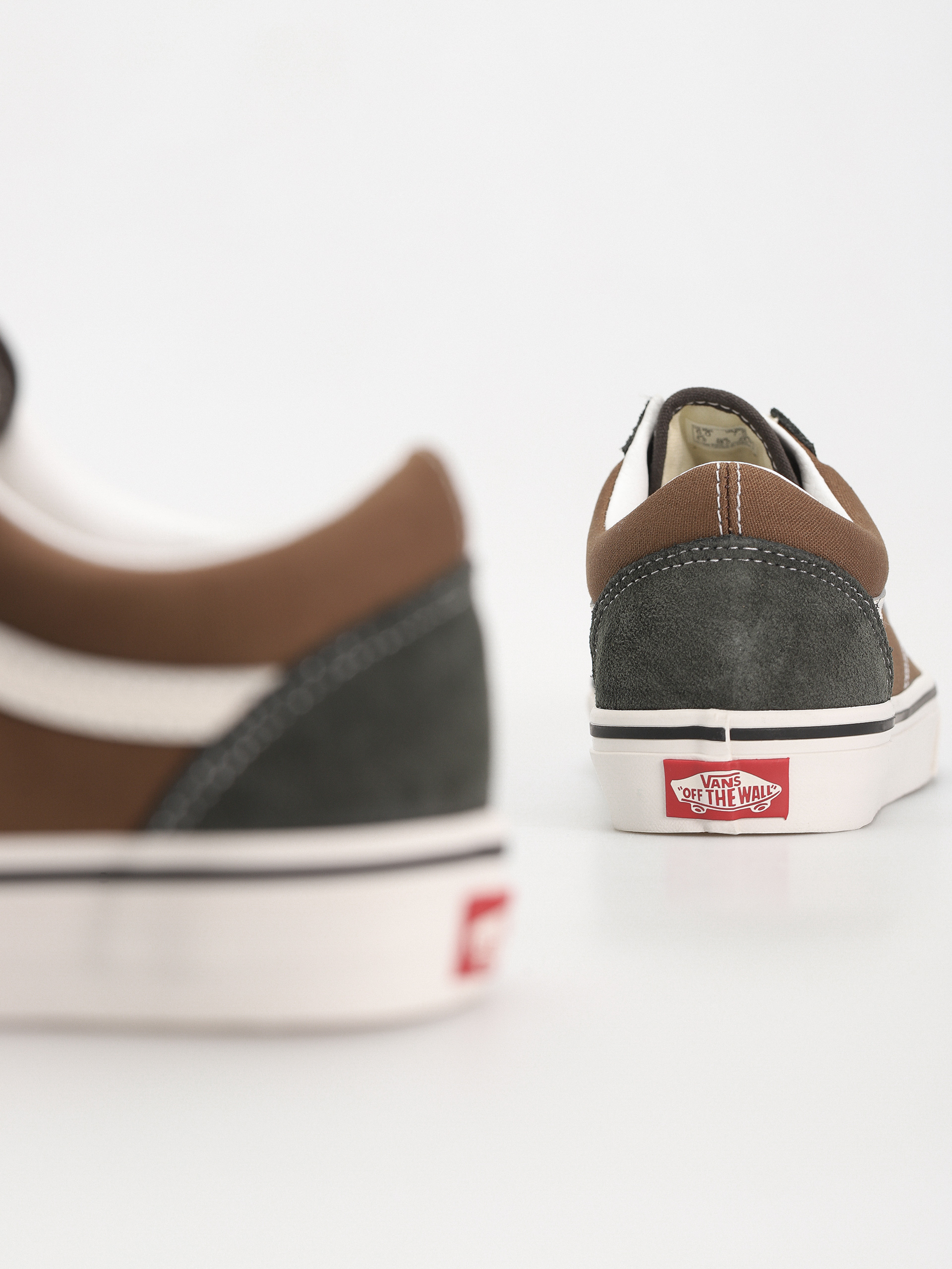 Pantofi Vans Old Skool (canvas/suede pop brown/multi)