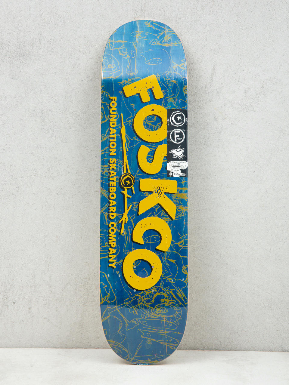 Placă Foundation Fosko (blue/yellow)