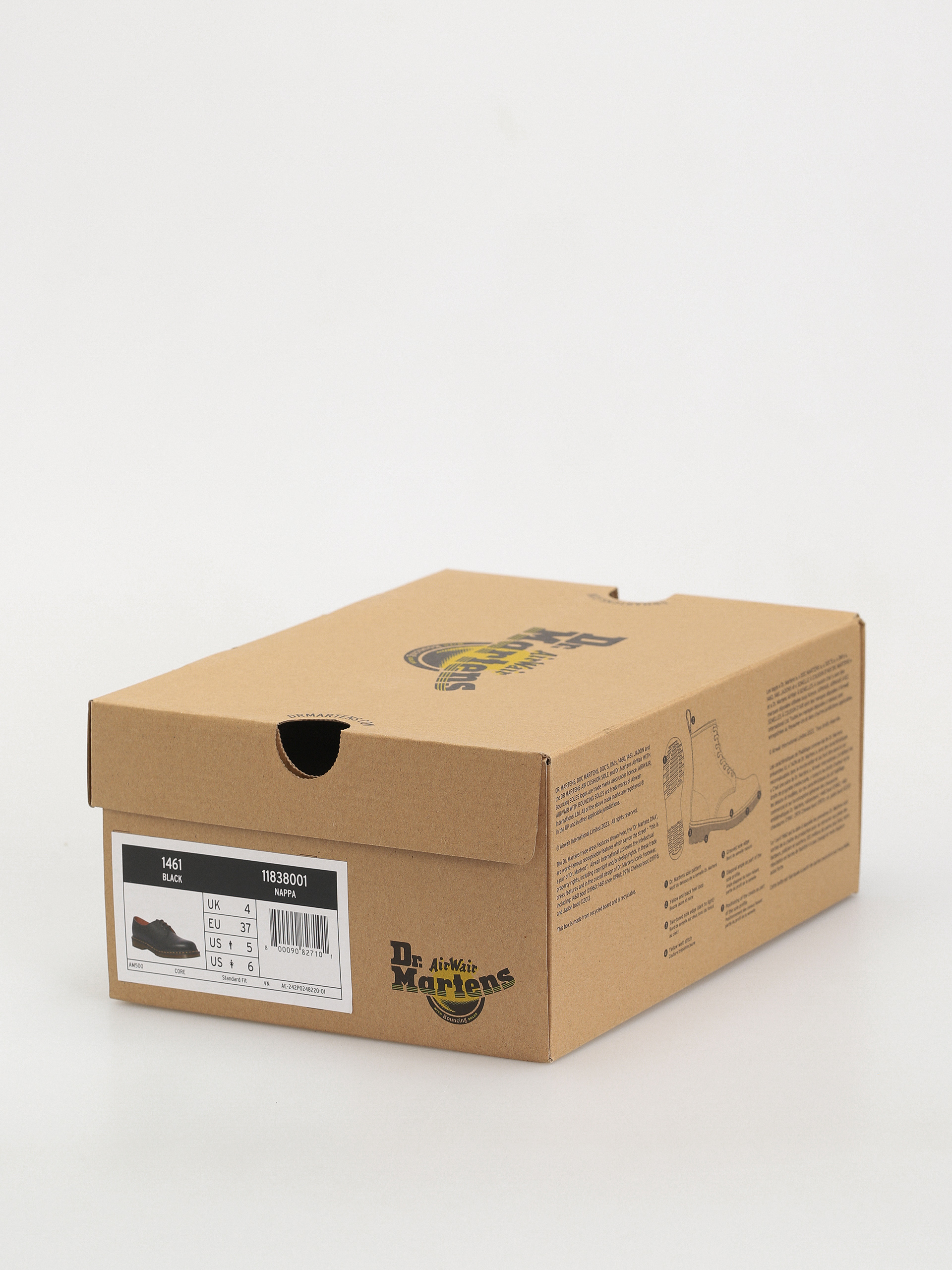 Pantofi Dr. Martens 1461 (black nappa)