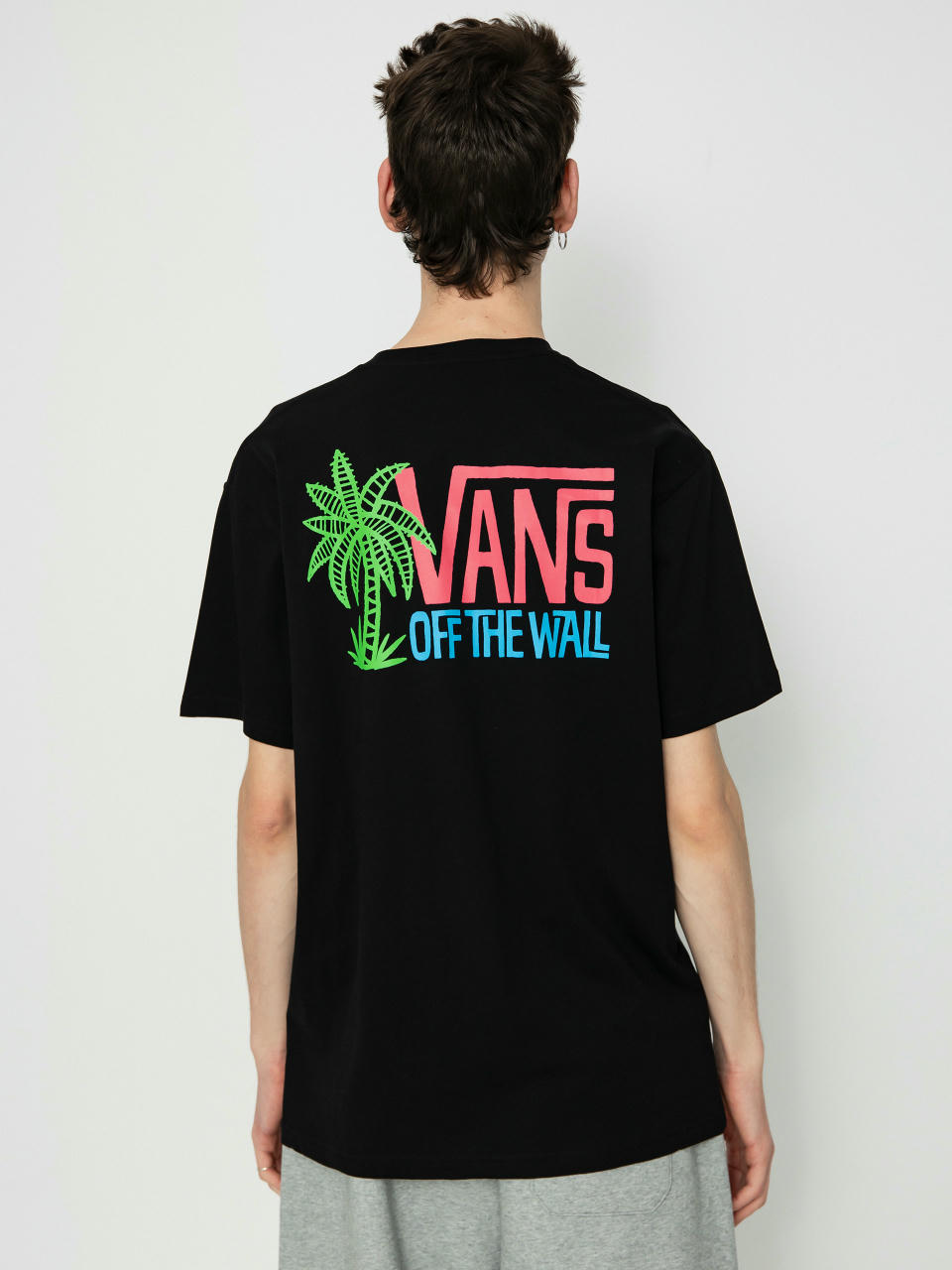 Tricou Vans Vans Palm Lines (black)