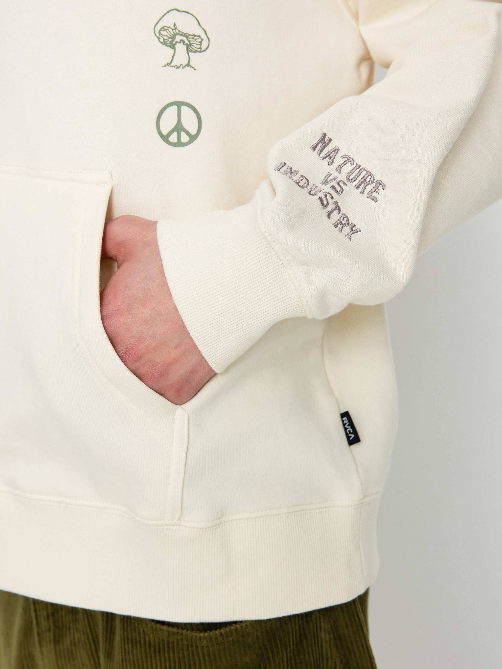 Hanorac cu glugă RVCA Love Her HD (salt)