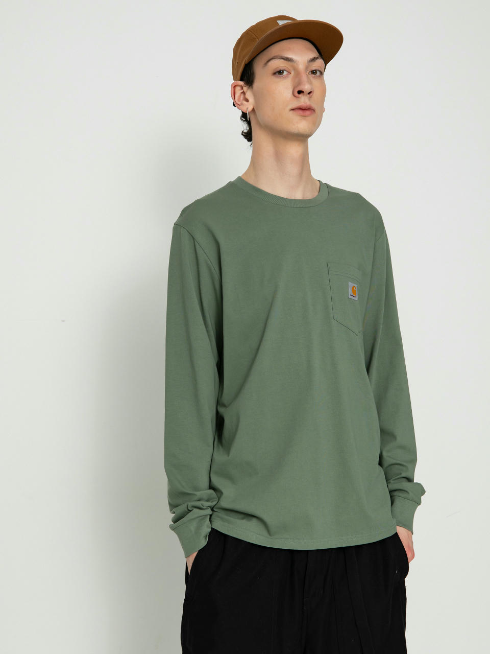 Longsleeve Carhartt WIP Pocket (park)