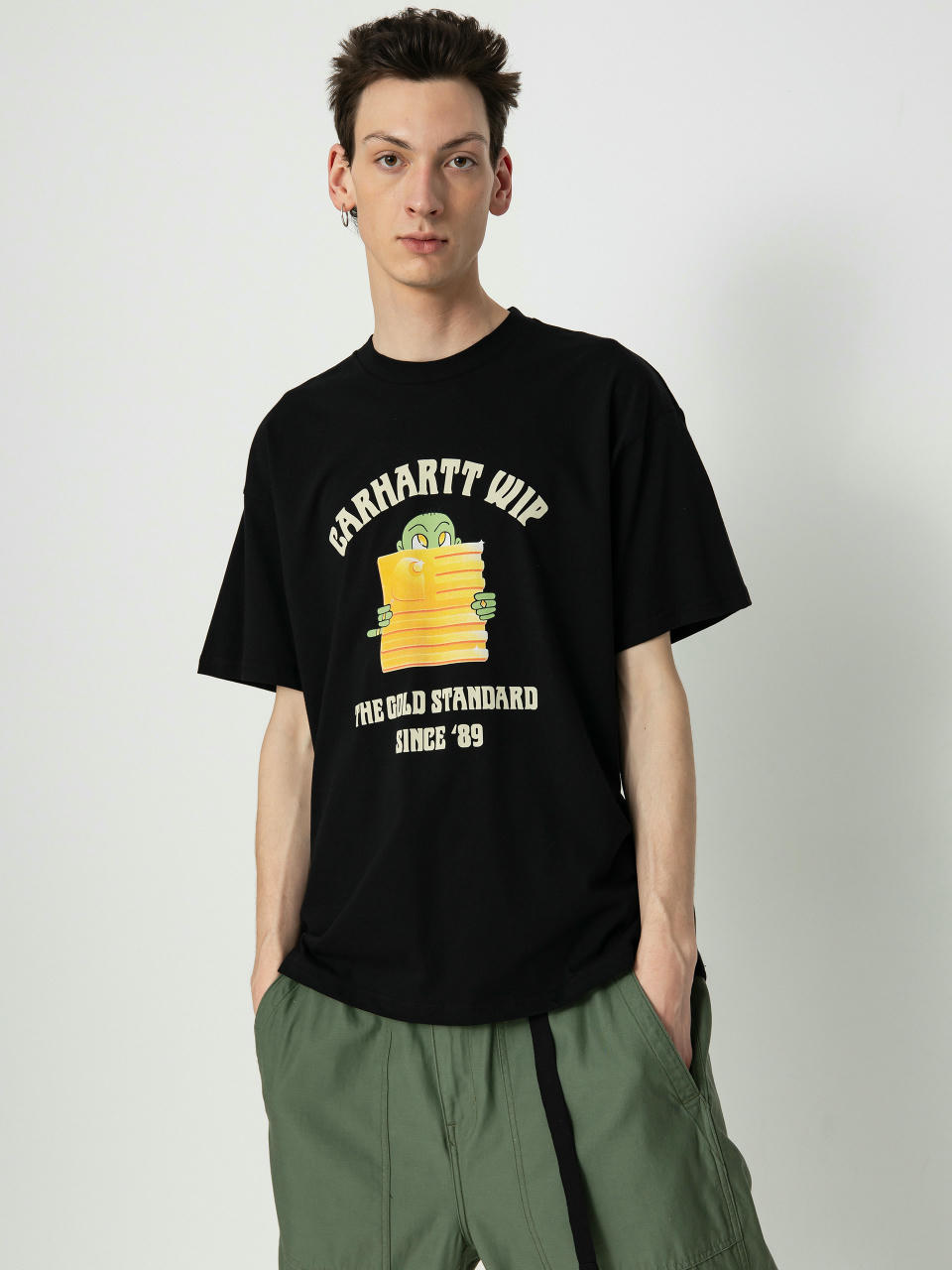 Tricou Carhartt WIP Gold Standard (black)