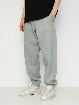 Pantaloni Carhartt WIP Chase (grey heather/gold)