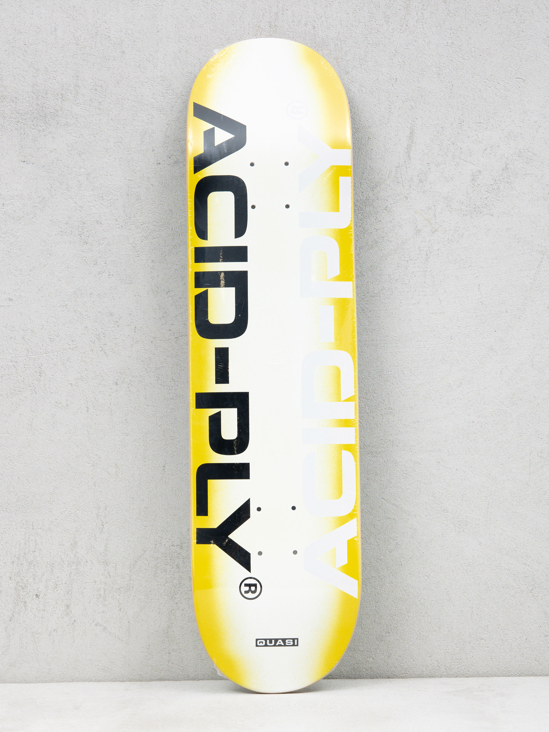 Placă Quasi Skateboards Technology (yellow/white)