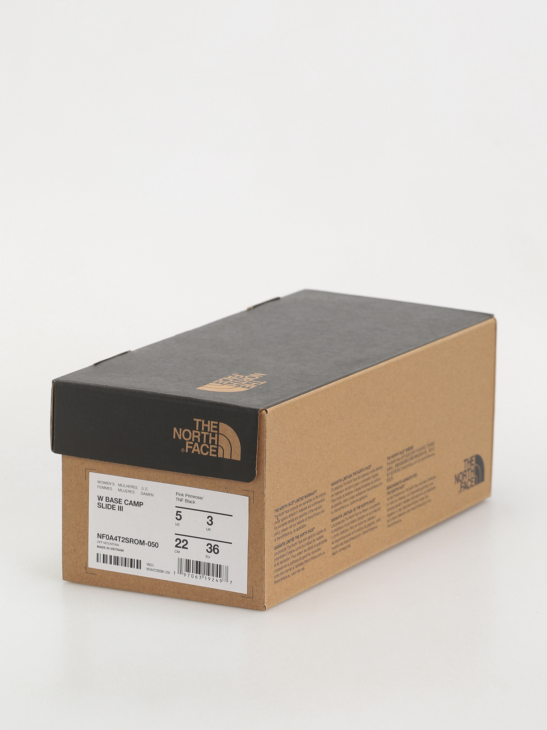 Șlapi The North Face Base Camp III Wmn (pink primrose/tnf black)