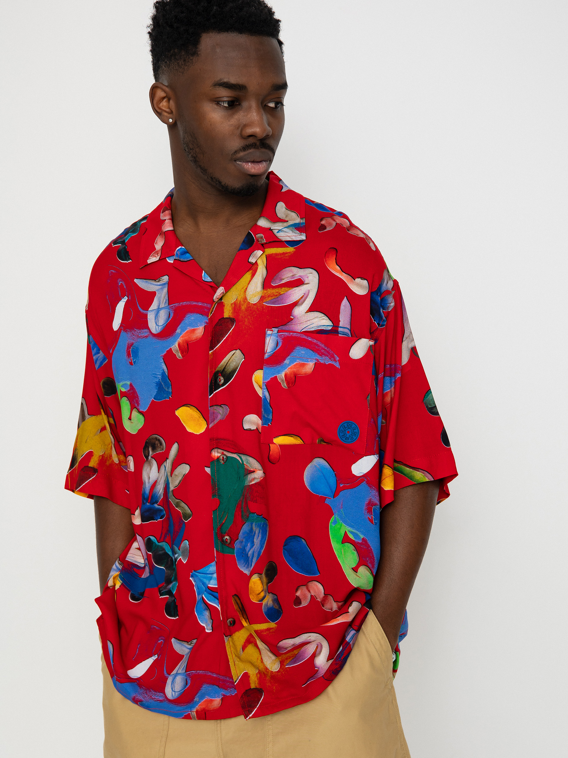 Cămașă Element Resort Blochold Shirt (red)