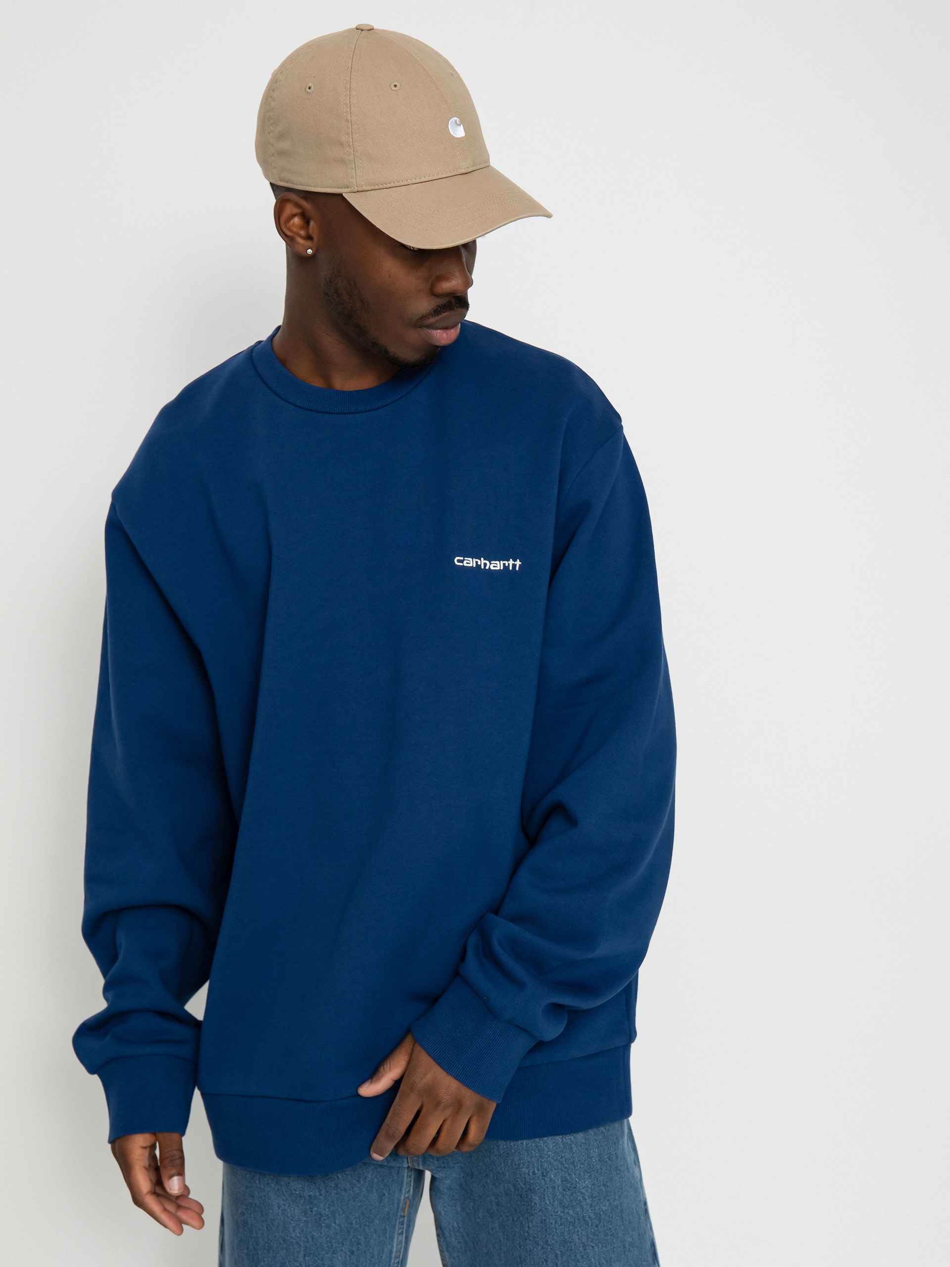 Hanorac Carhartt WIP Script Embroidery (elder/white)