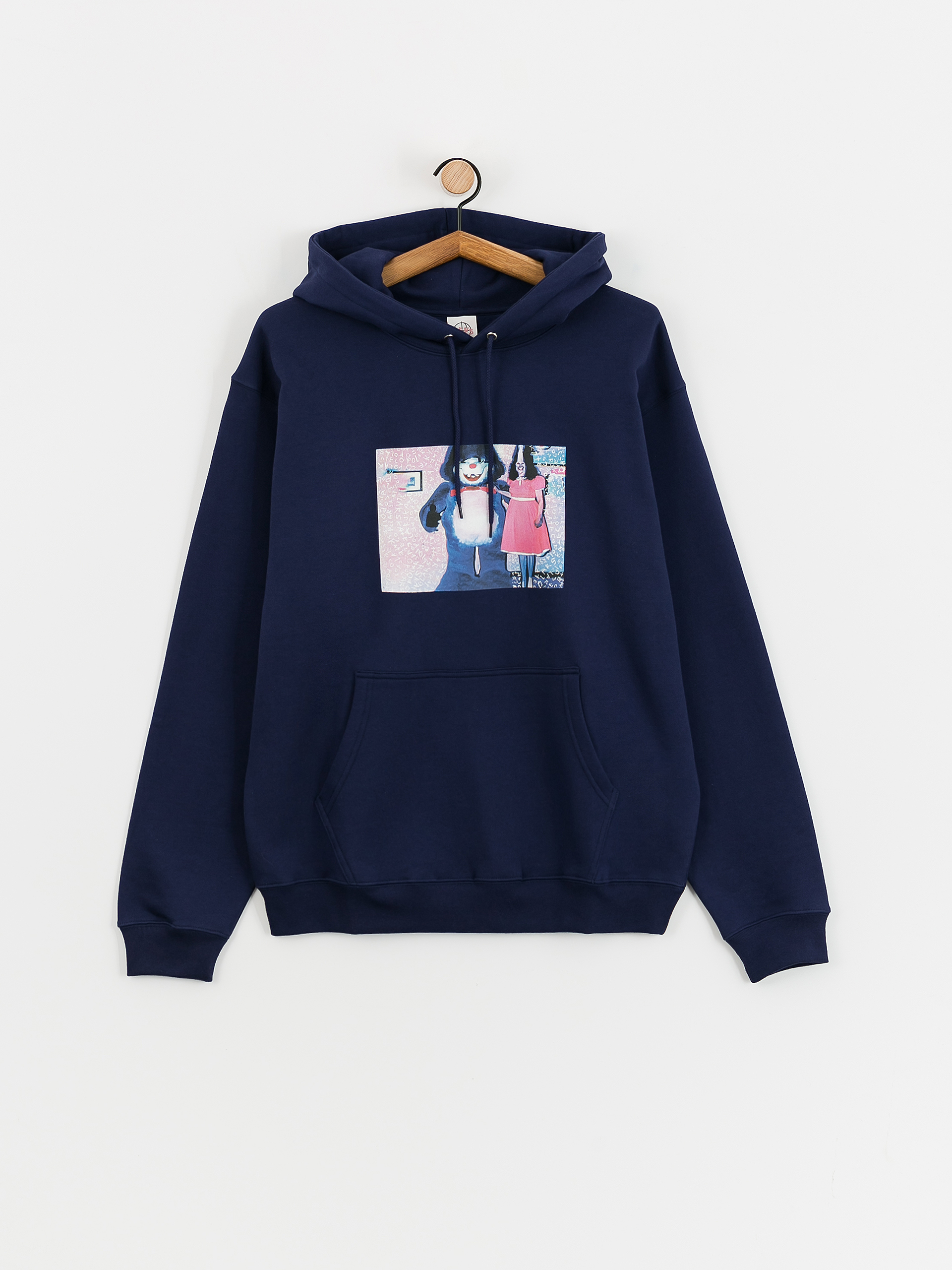 Hanorac cu glugă Polar Skate Dave Hoodie Pink Dress HD (dark blue)