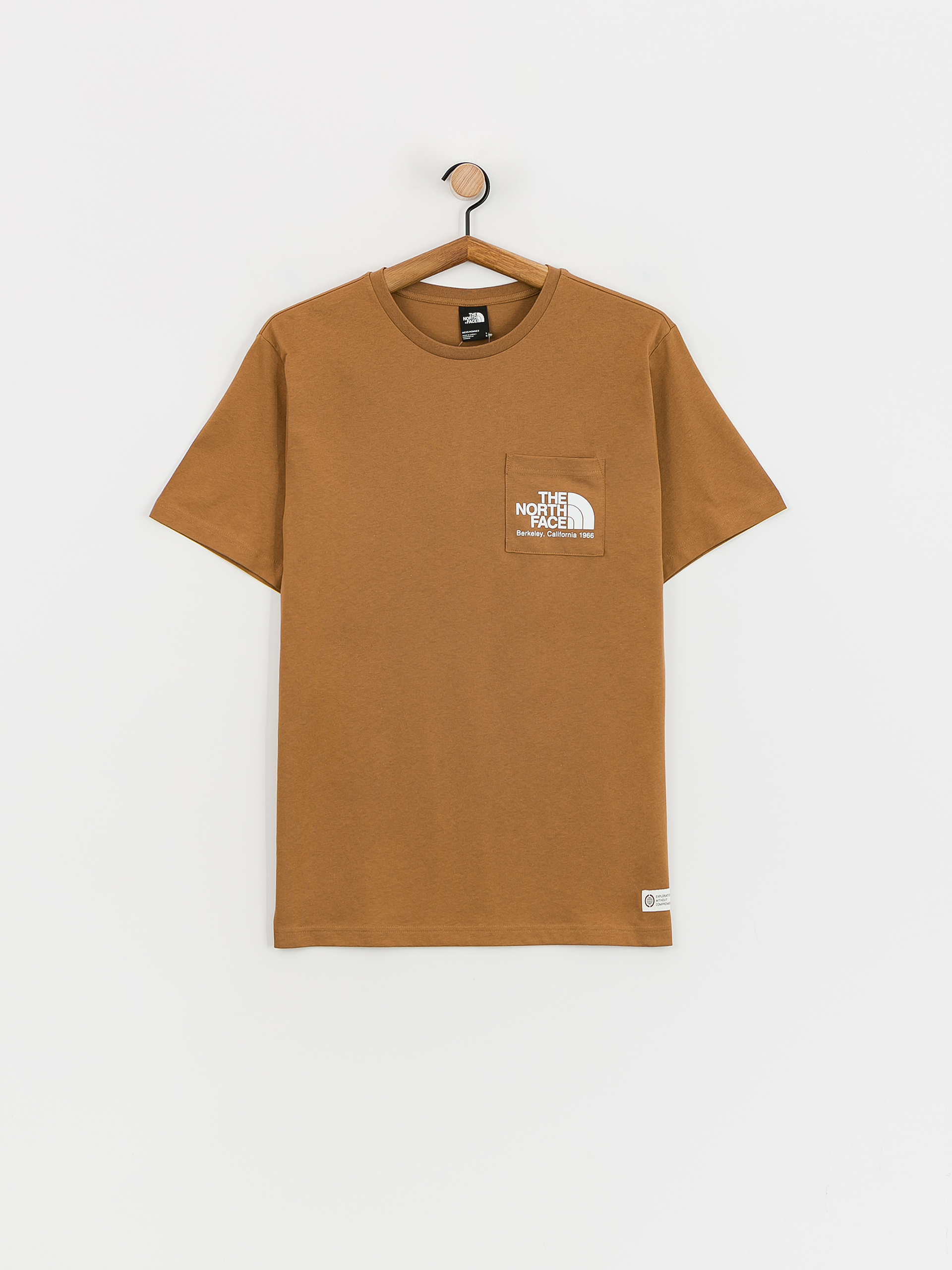Tricou The North Face Berkeley California Pocket (utility brown)