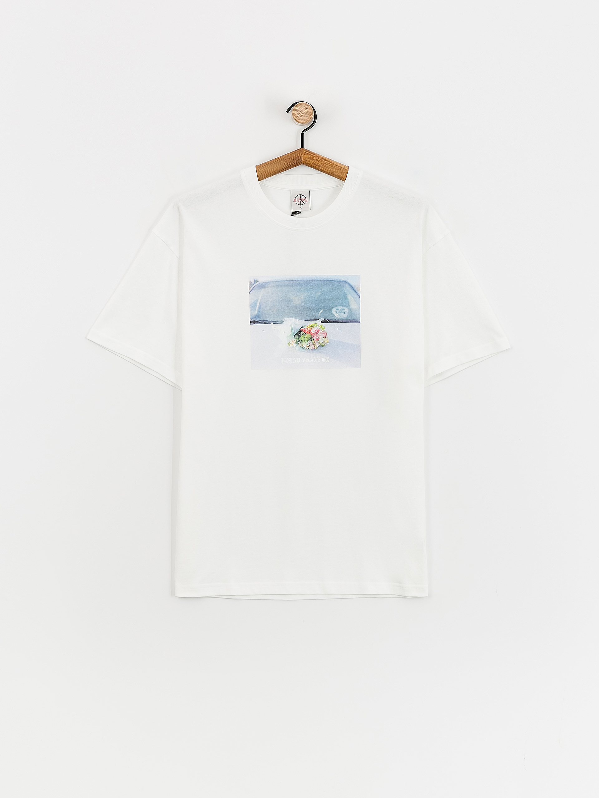 Tricou Polar Skate Dead Flowers (white)