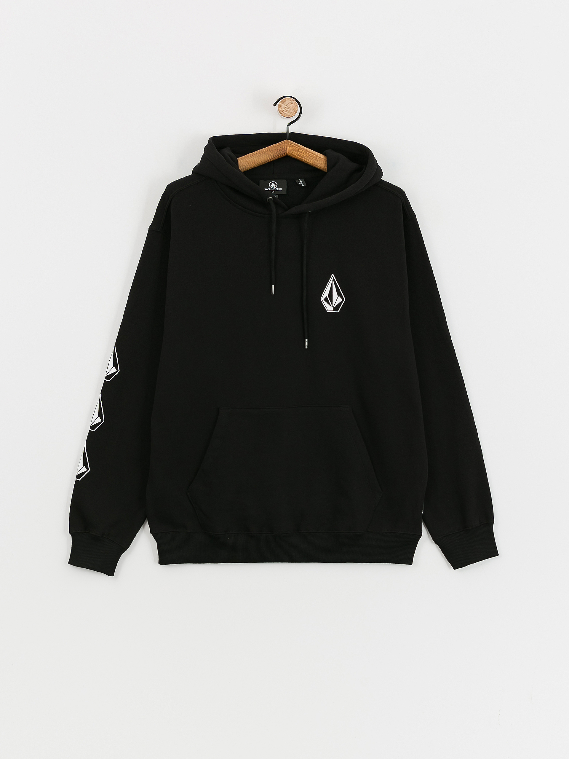 Hanorac cu glugă Volcom Iconic Stone HD (black)