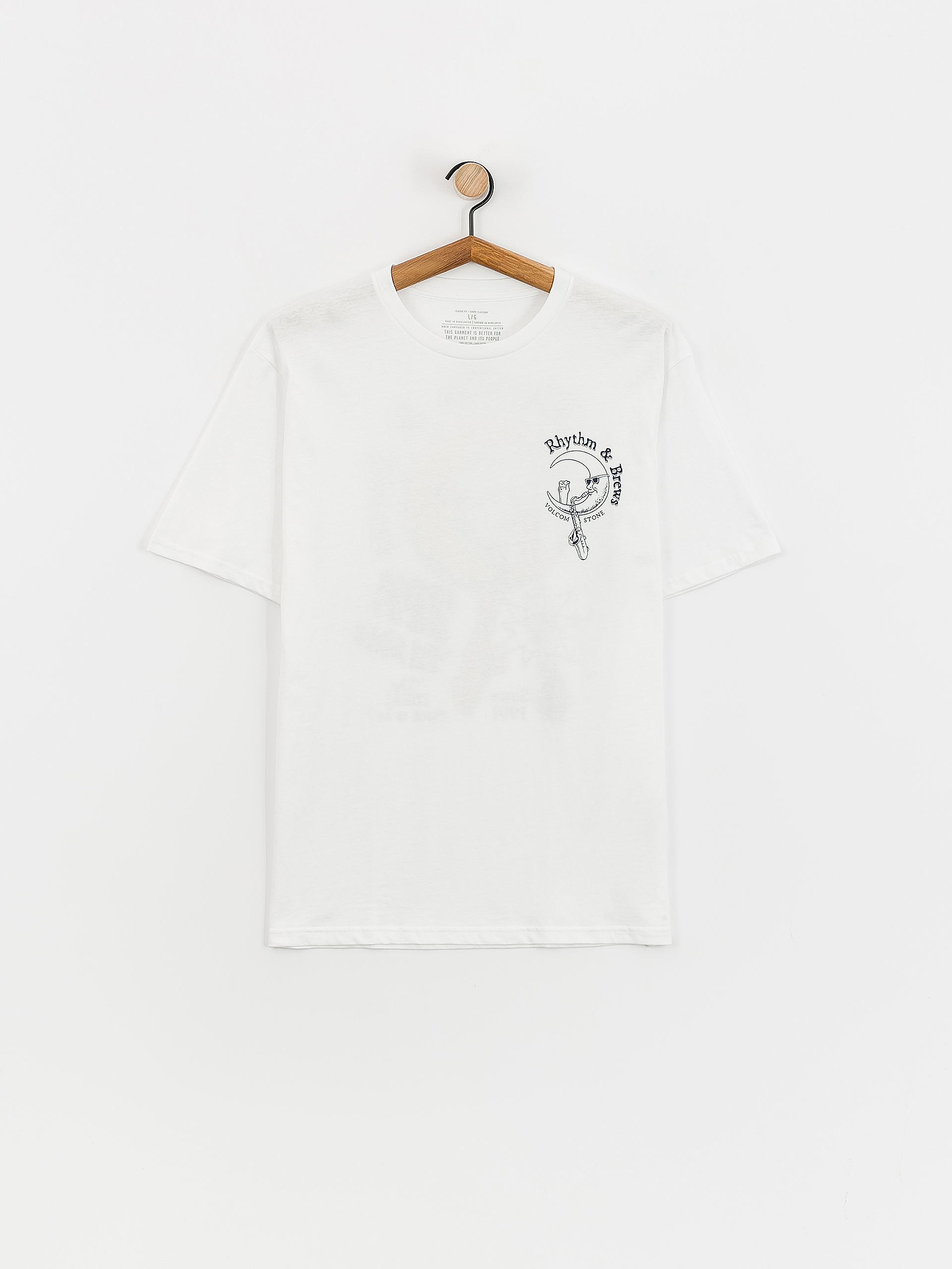 Tricou Volcom Rhythm 1991 Bsc (white)