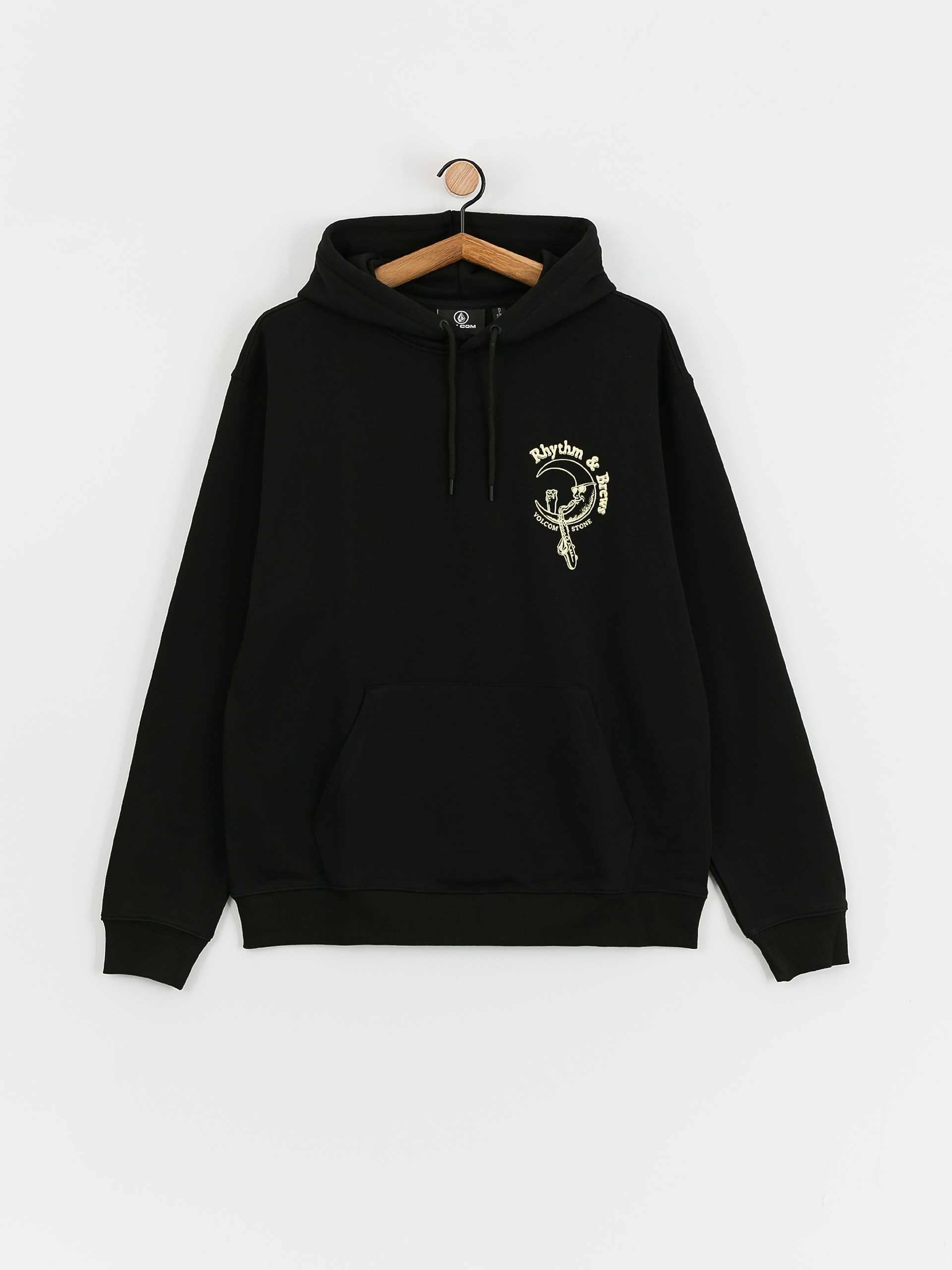 Hanorac cu glugă Volcom Terrystoned HD (black)