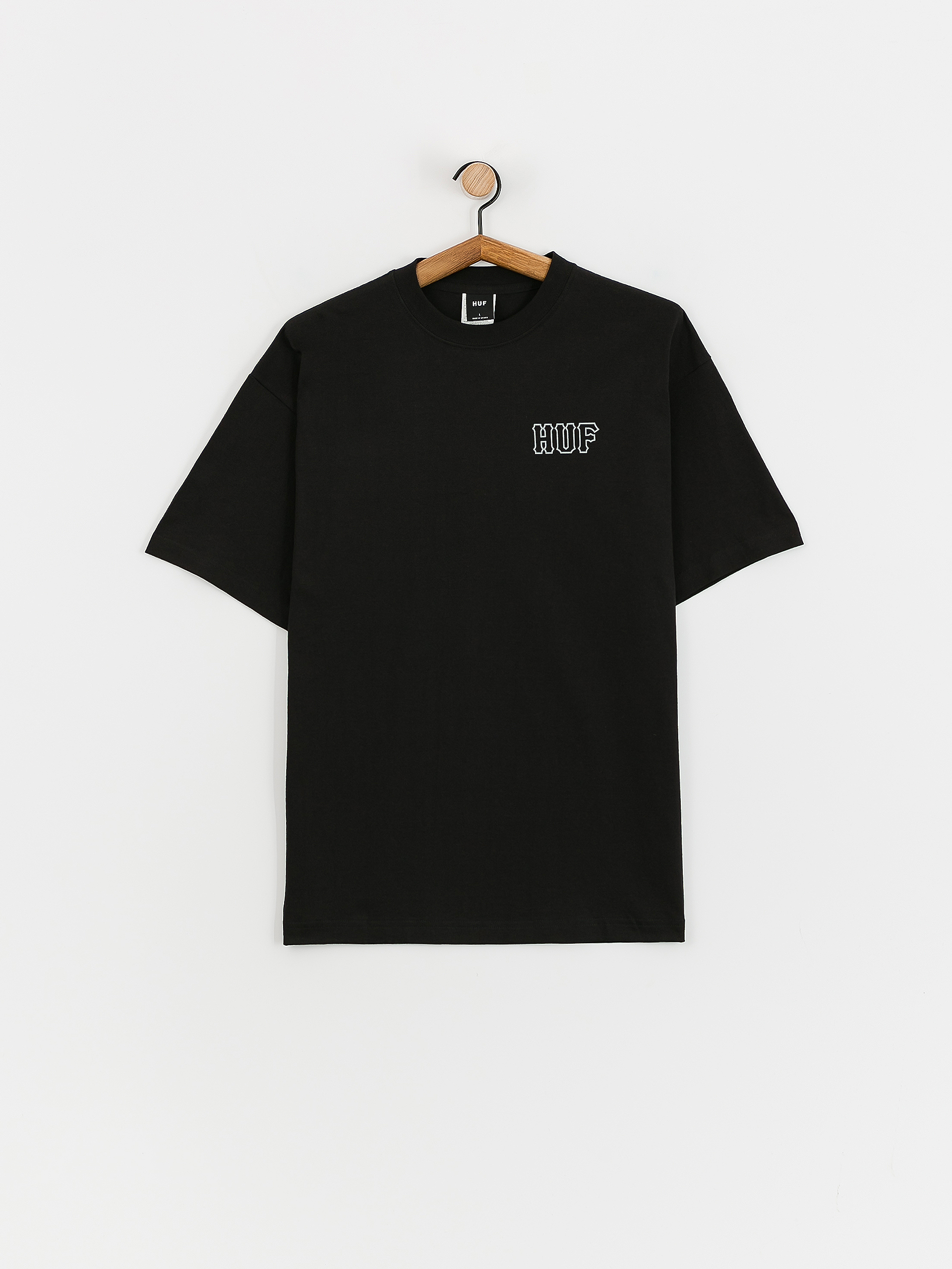 Tricou HUF Huf Set H (black)