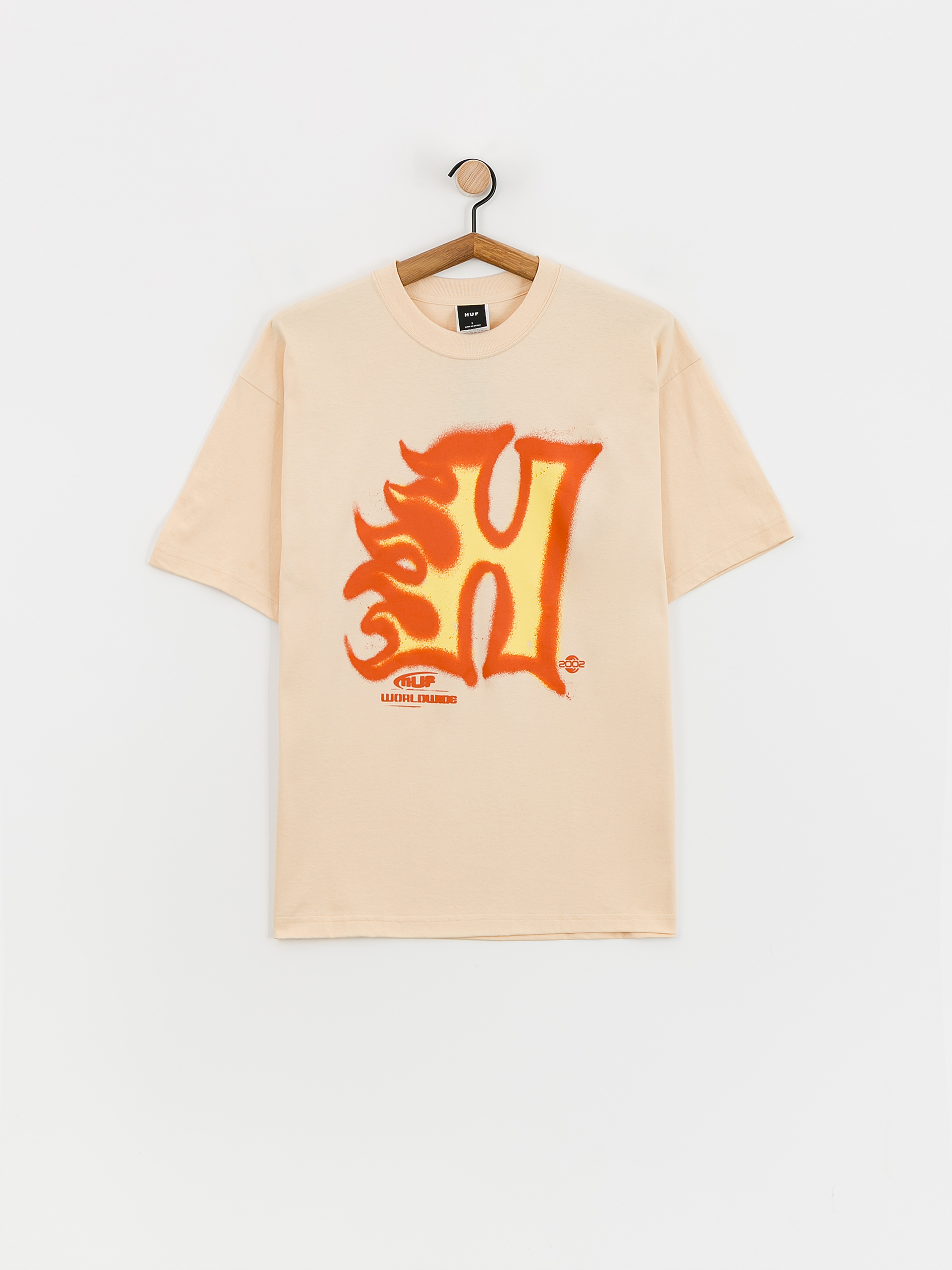 Tricou HUF Heat Wave (wheat)