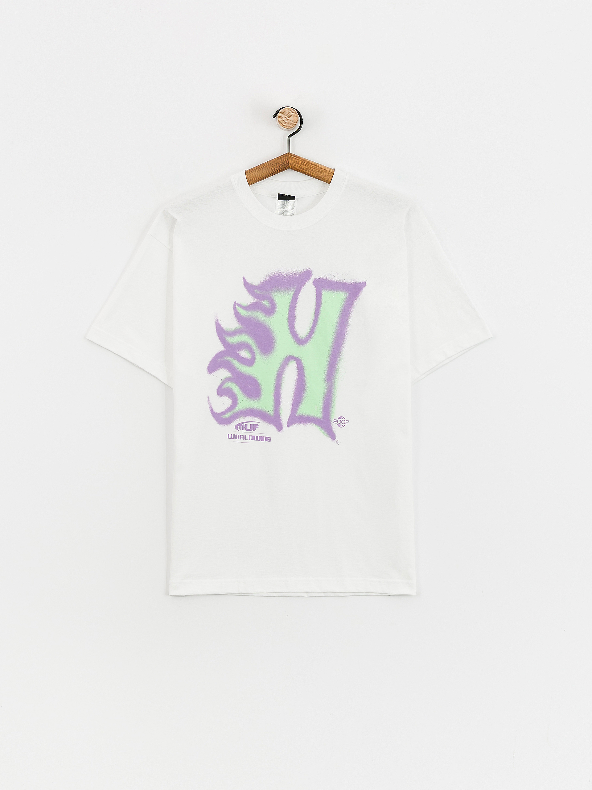 Tricou HUF Heat Wave (white)