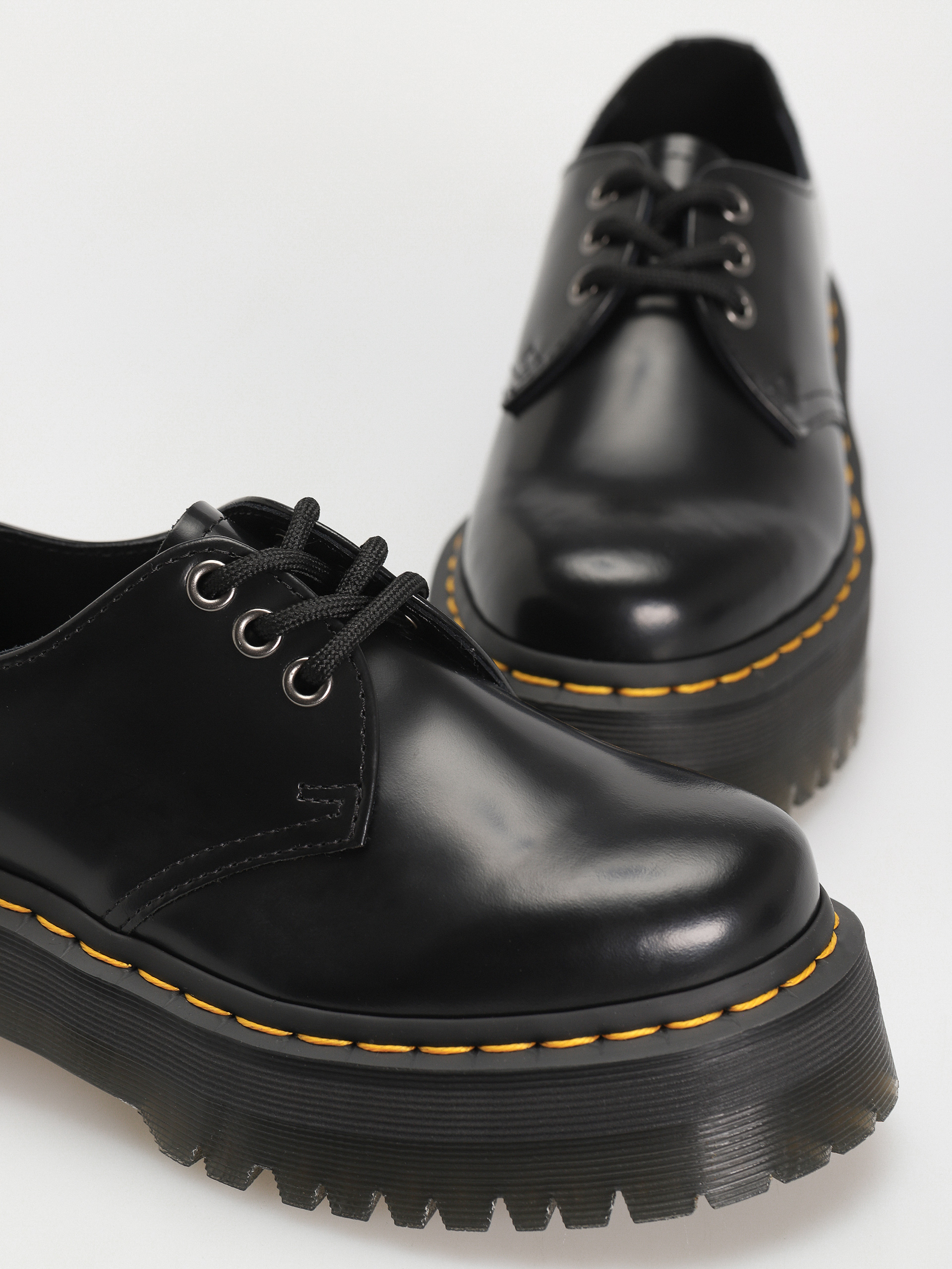 Pantofi Dr. Martens 1461 Quad Wmn (polished smooth black)