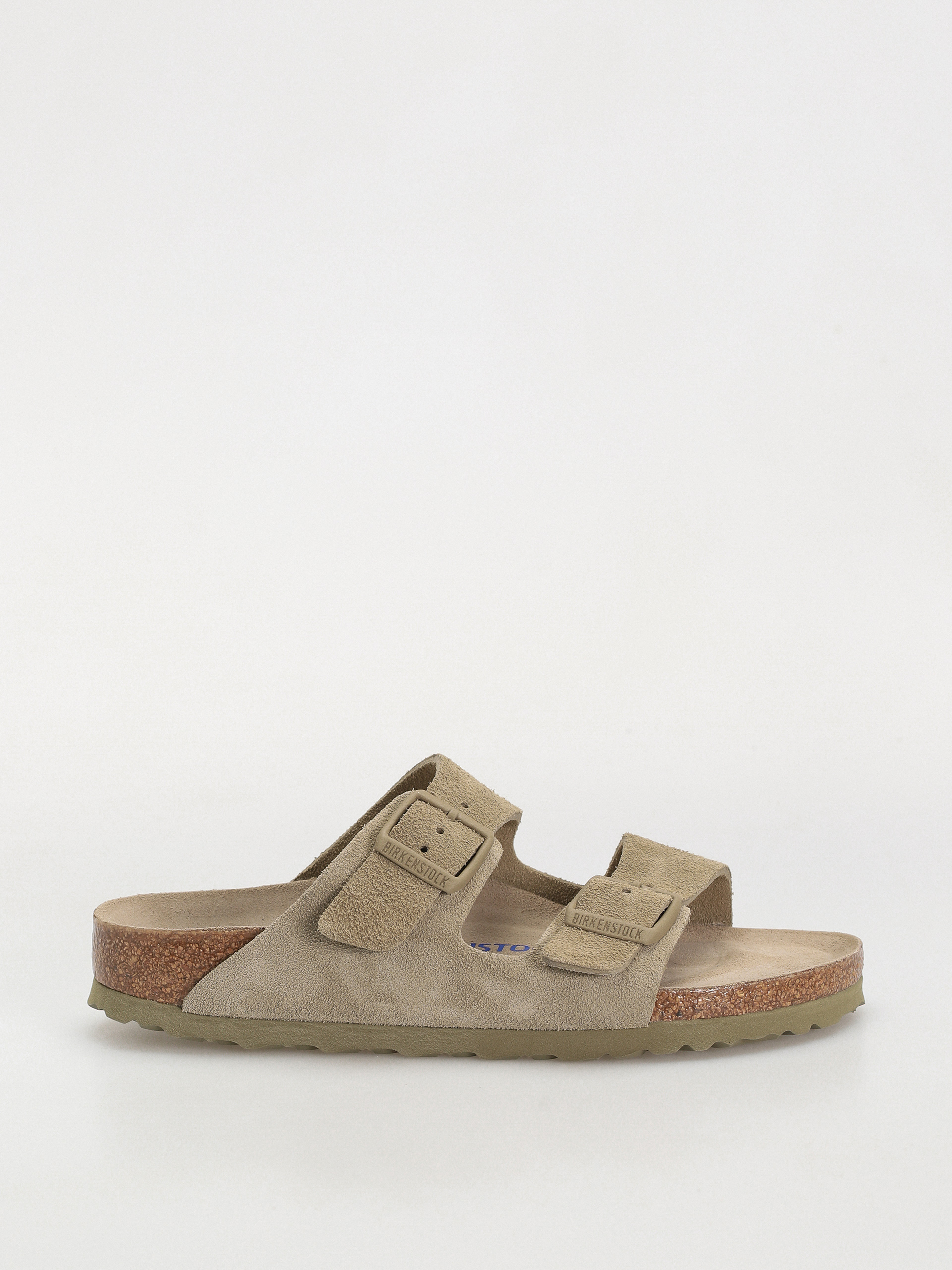 Șlapi Birkenstock Arizona Suede Leather Narrow Wmn - gri (basalt gray)