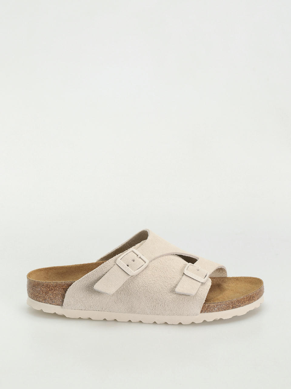 Șlapi Birkenstock Zurich Suede Leather Narrow Wmn (antique white)