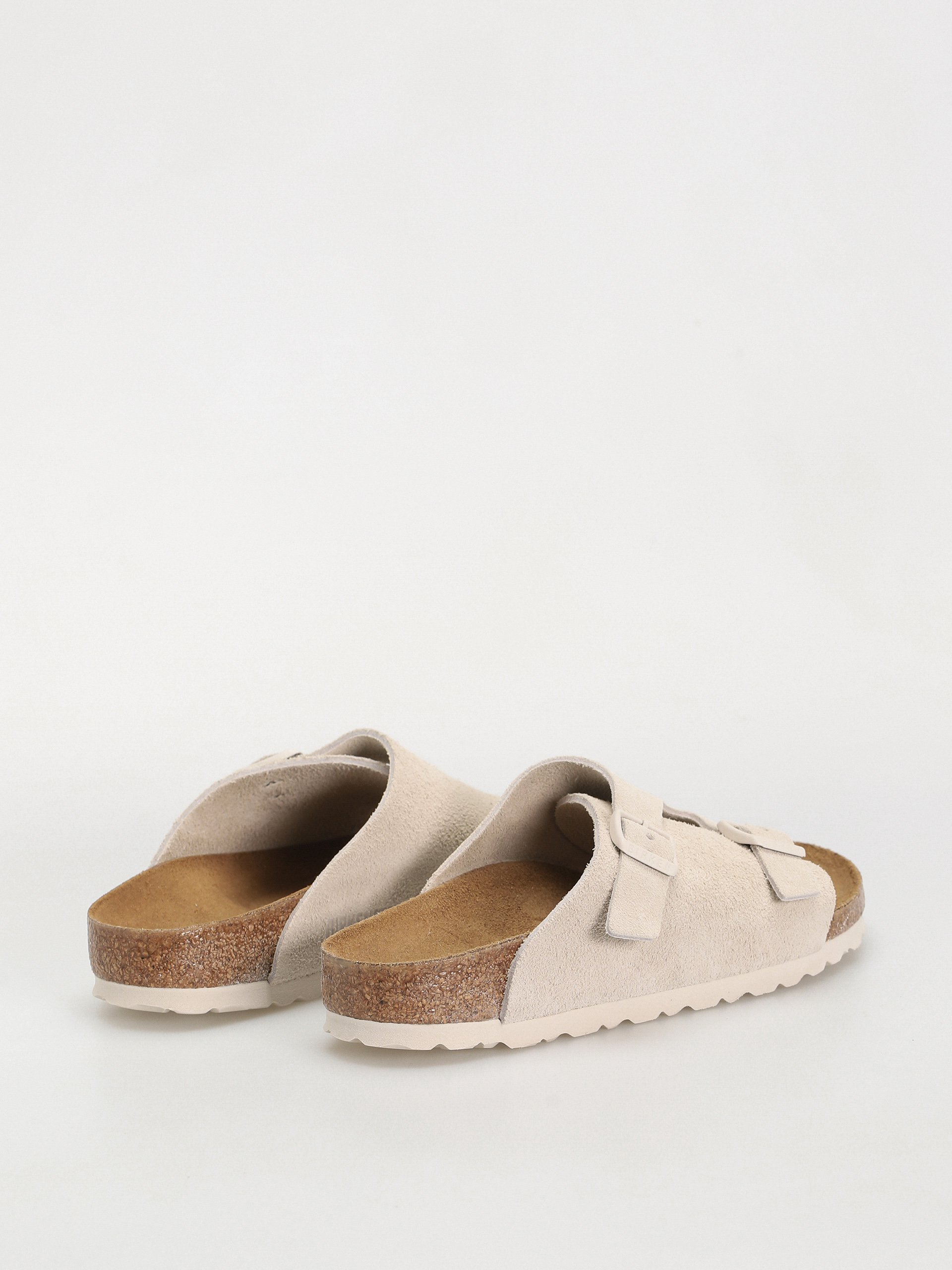 Șlapi Birkenstock Zurich Suede Leather Narrow Wmn (antique white)