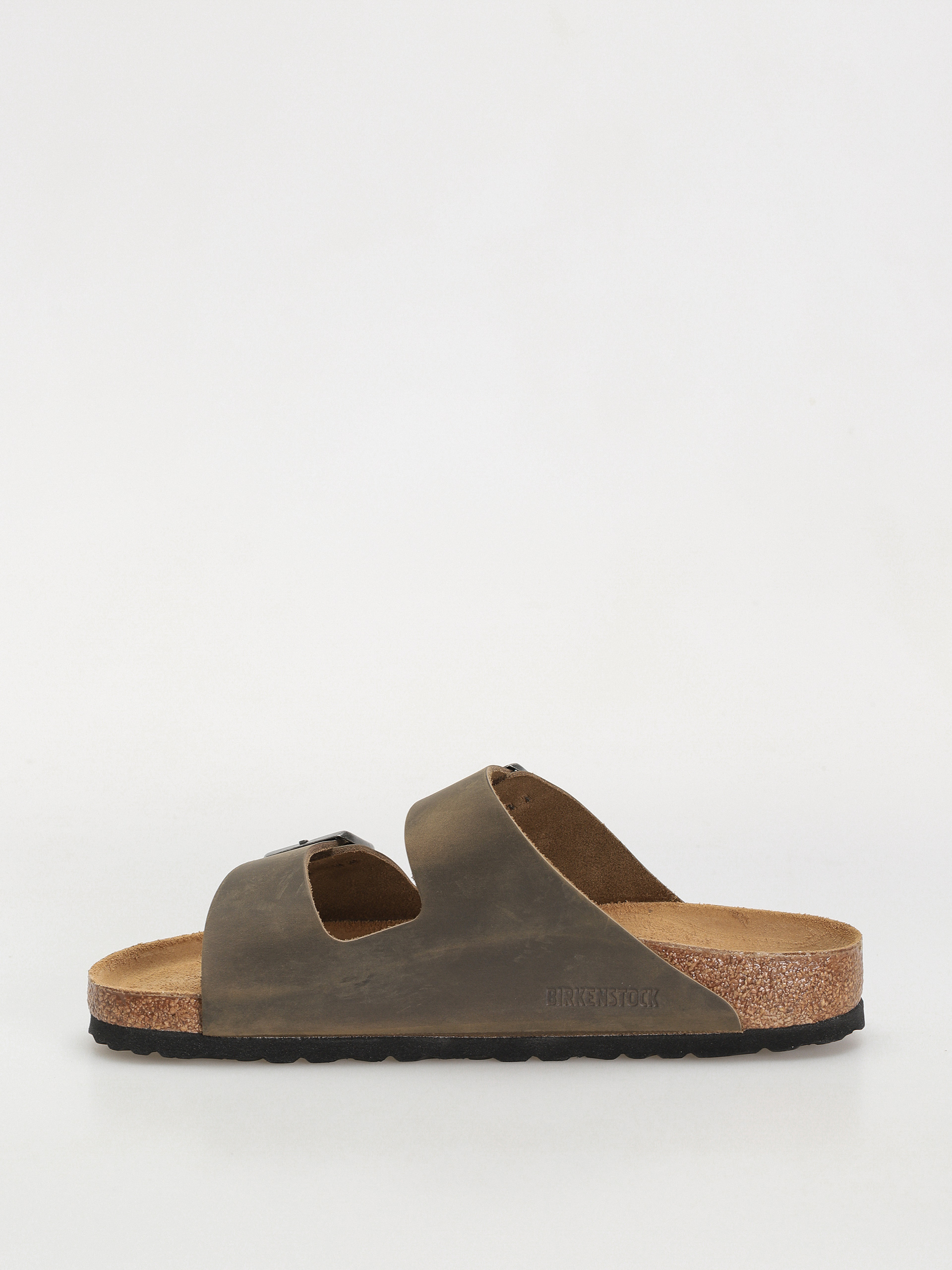 Șlapi Birkenstock Arizona Oiled Leather Regular (faded khaki)