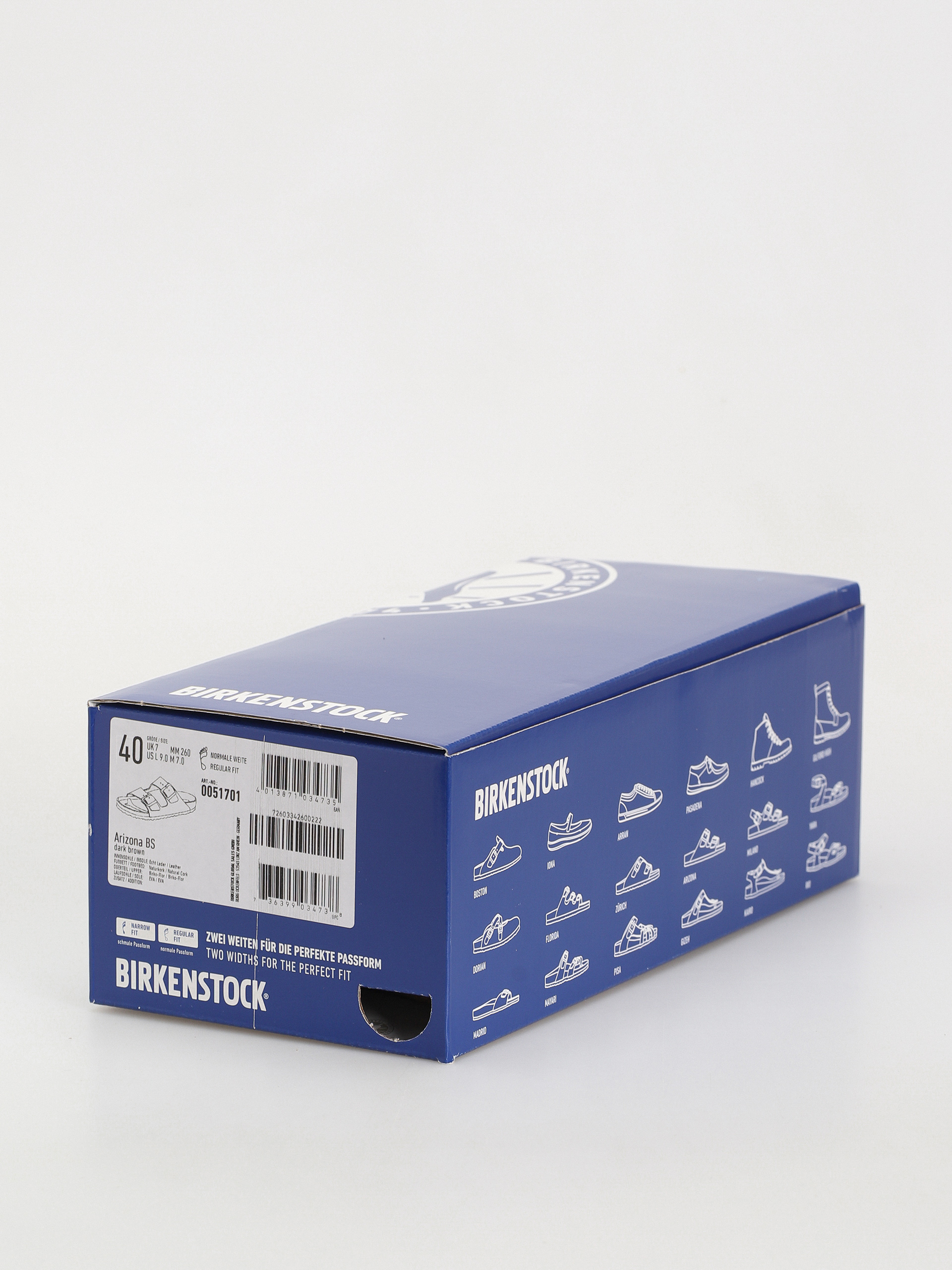 Șlapi Birkenstock Arizona Birko Flor Regular (dark brown)