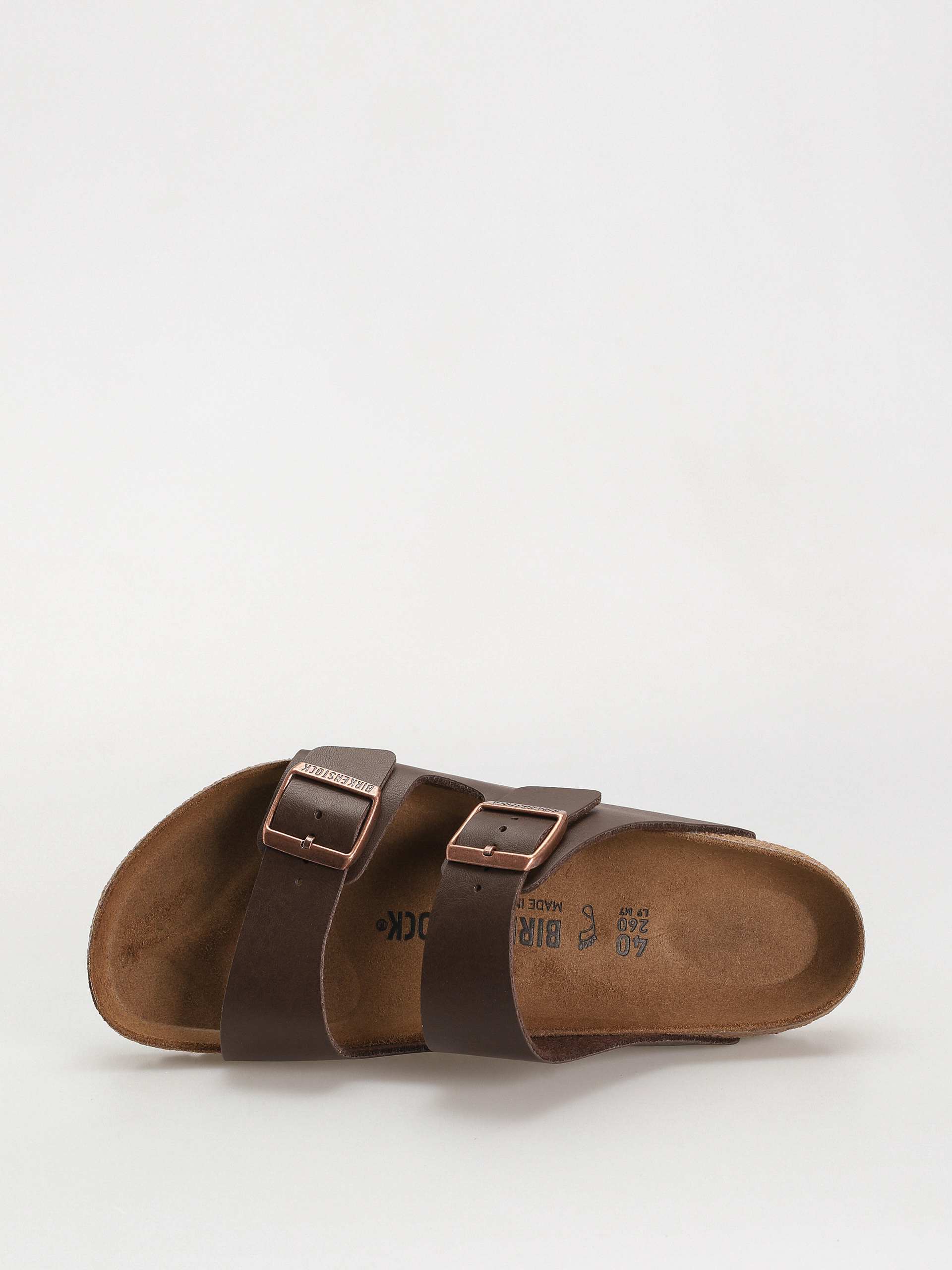 Șlapi Birkenstock Arizona Birko Flor Regular (dark brown)