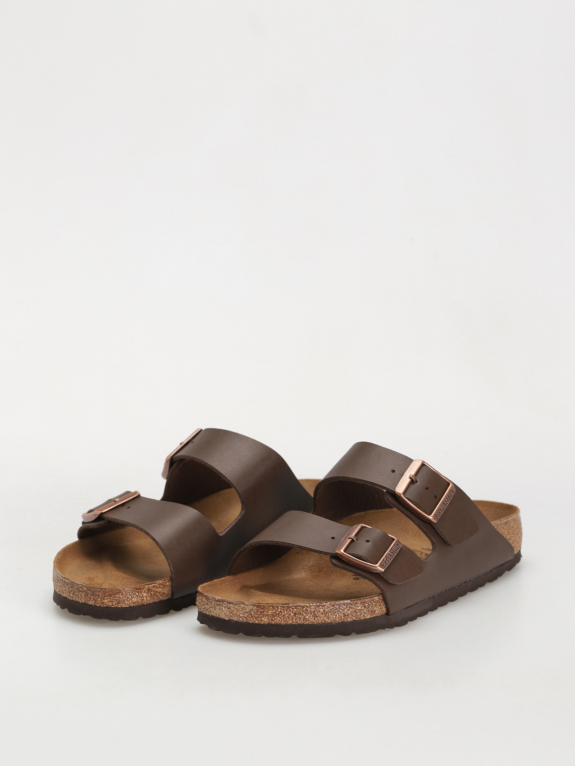 Șlapi Birkenstock Arizona Birko Flor Regular (dark brown)