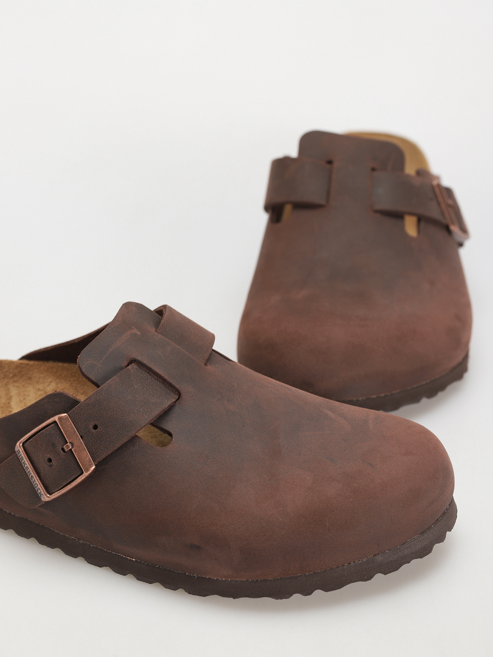 Șlapi Birkenstock Boston Oiled Leather Regular (habana)