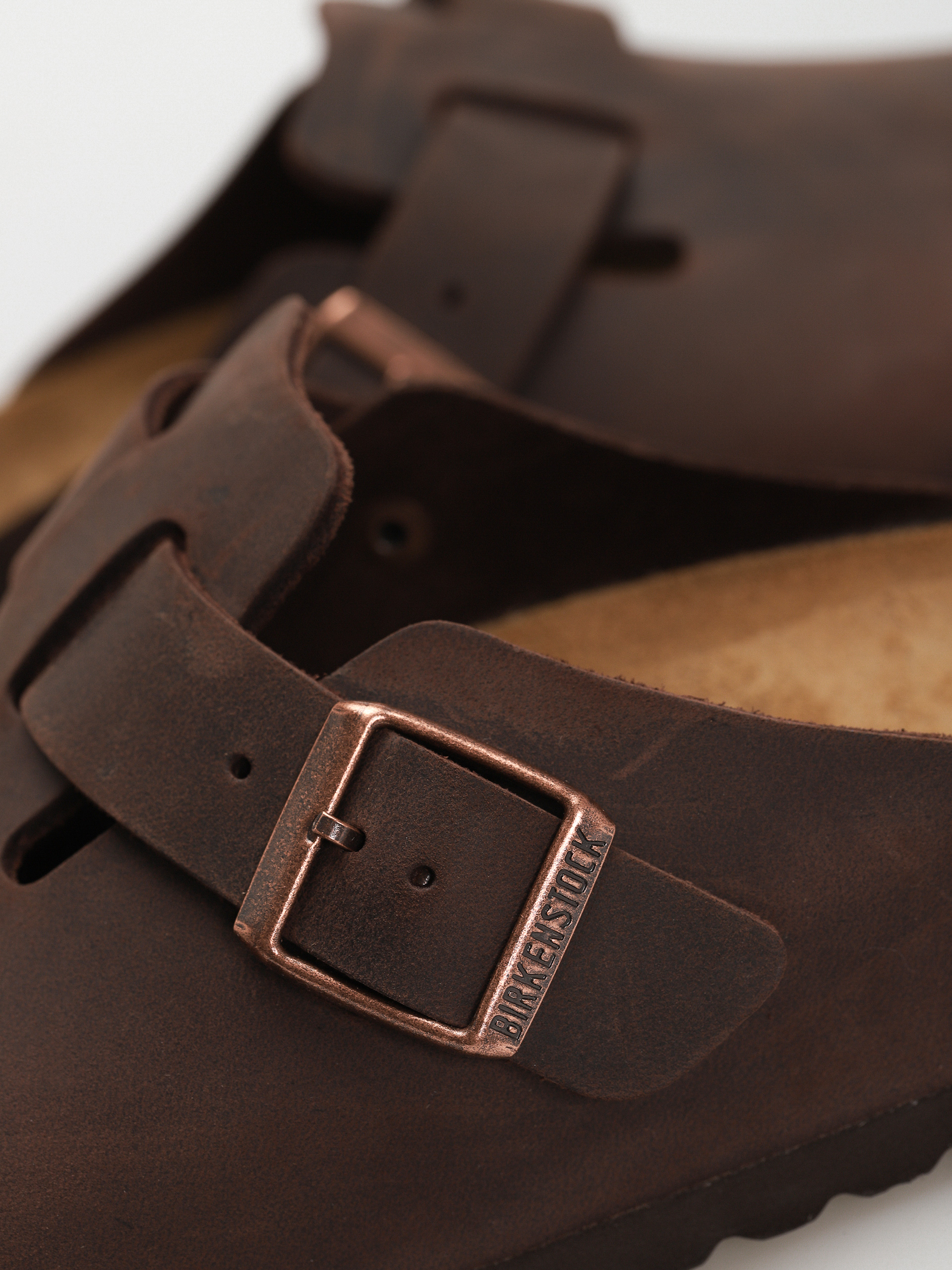 Șlapi Birkenstock Boston Oiled Leather Regular (habana)