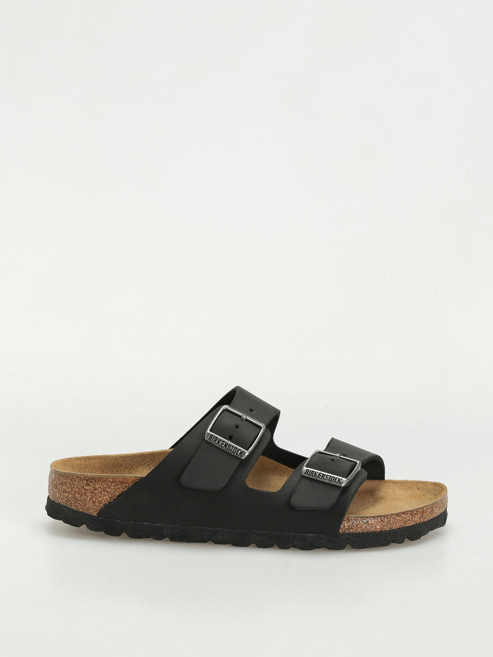 Șlapi Birkenstock Arizona Oiled Leather Narrow Wmn (black)