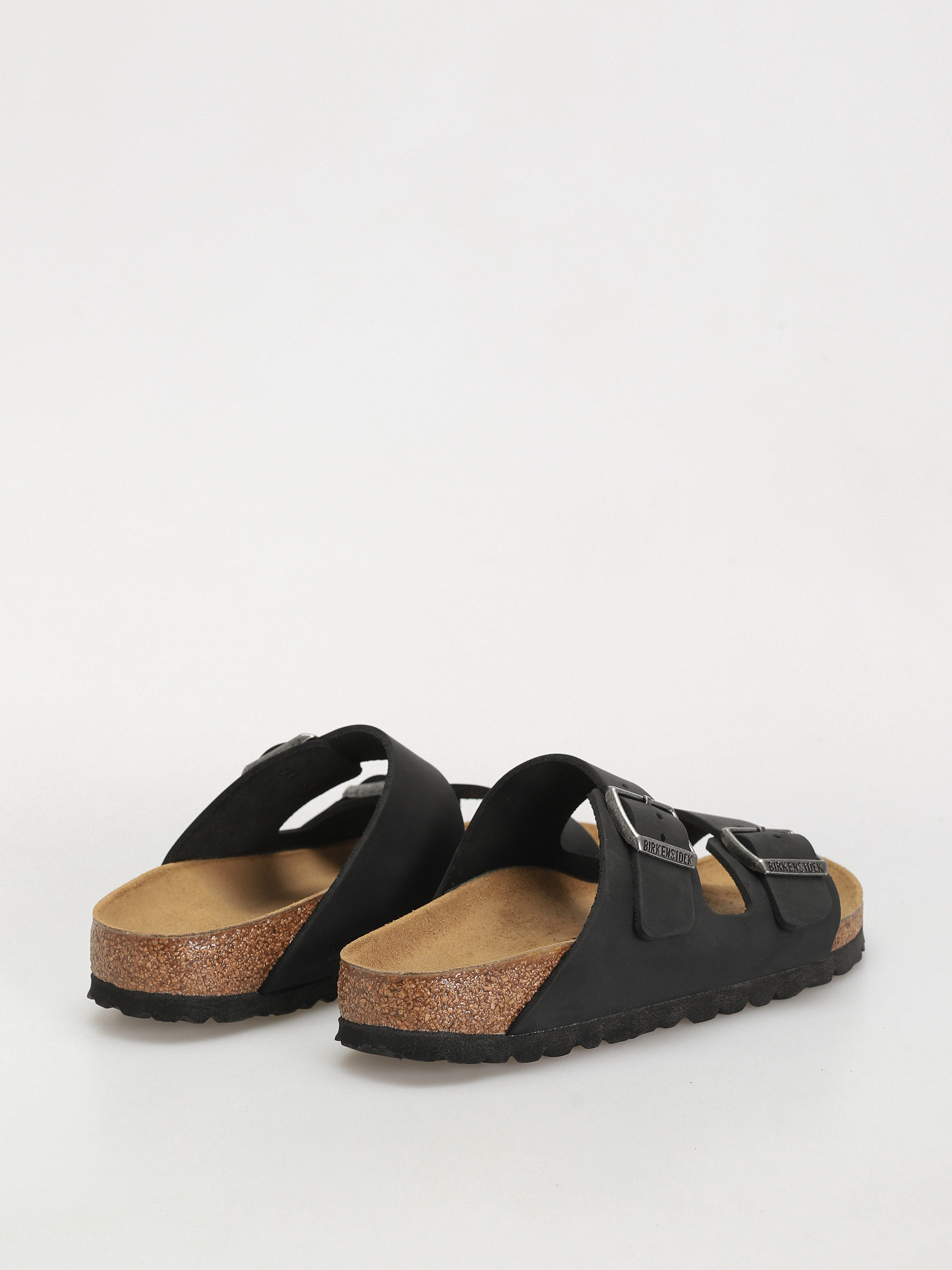 Șlapi Birkenstock Arizona Oiled Leather Narrow Wmn (black)