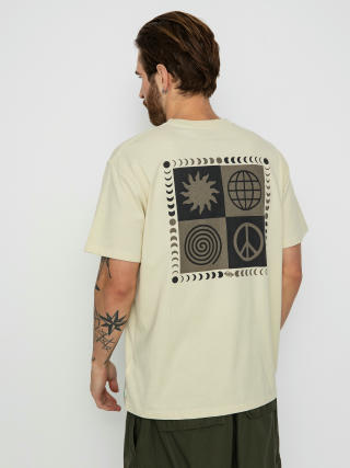 Tricou Quiksilver Peace Phase Tee (oyster white)