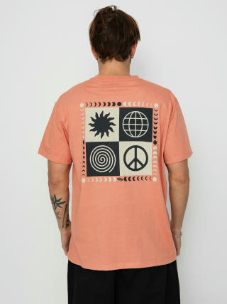 Tricou Quiksilver Peace Phase Tee (canyon clay)