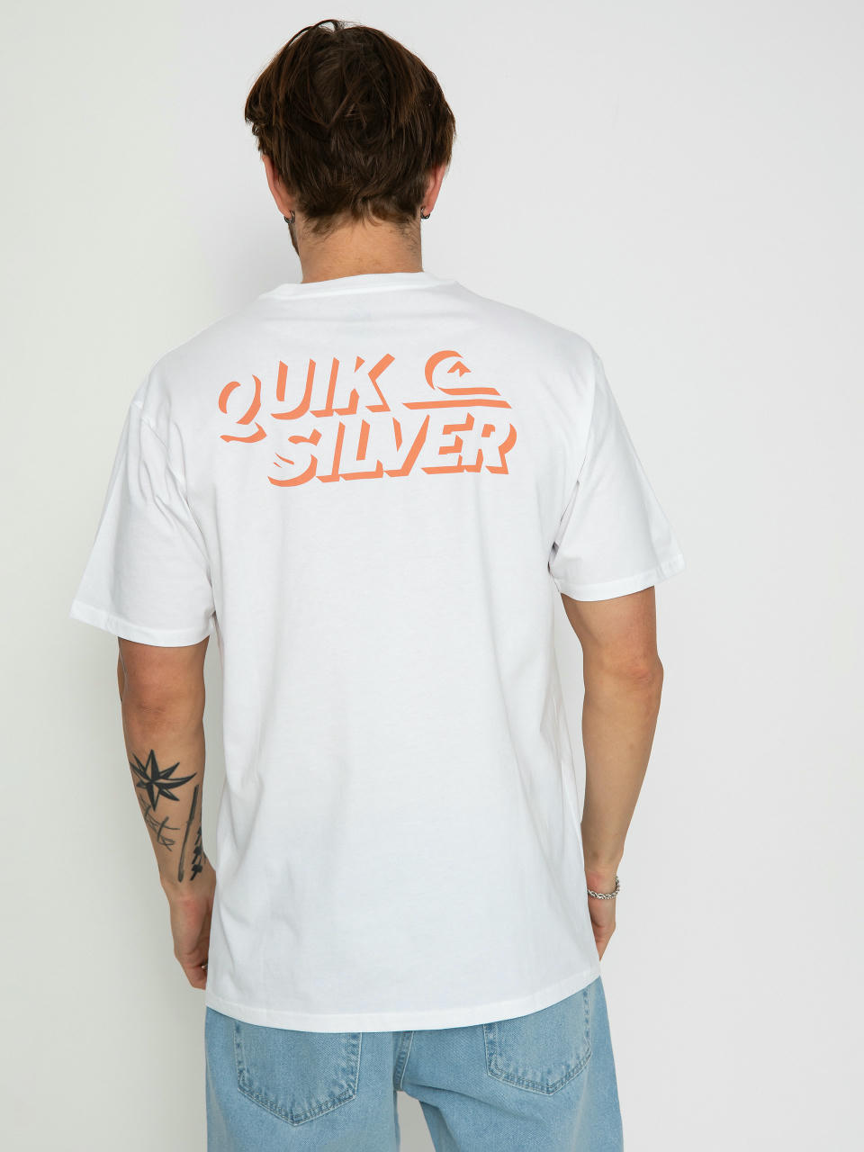 Tricou Quiksilver Shadow Knock (white)