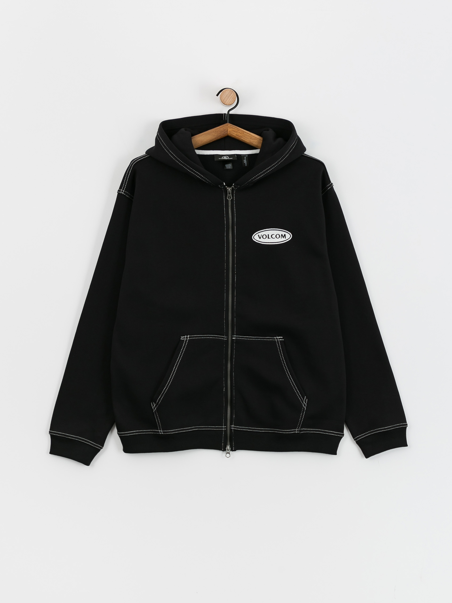 Hanorac cu glugă Volcom Workard ZHD (black)