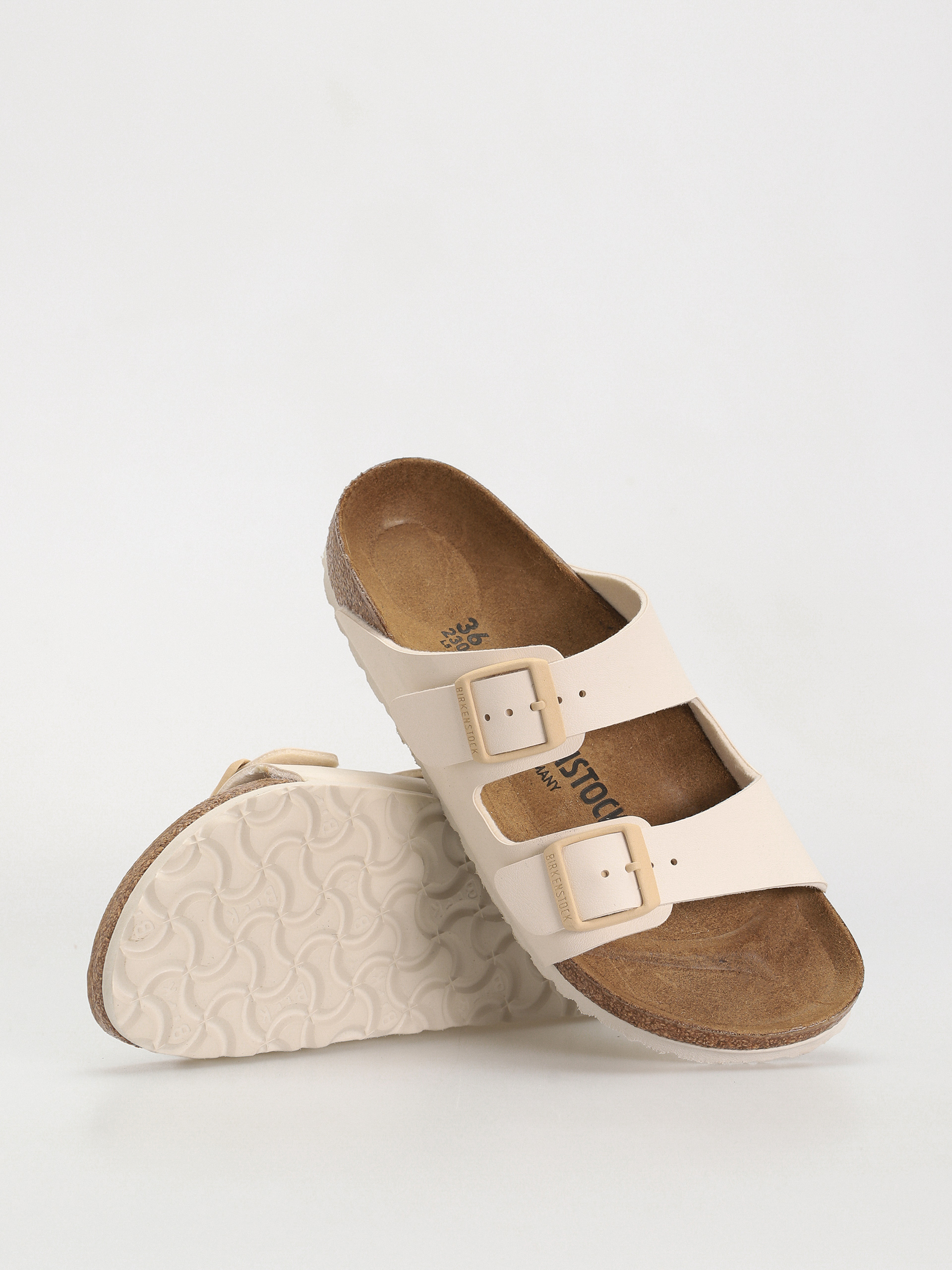 Șlapi Birkenstock Arizona Birko Flor Narrow Wmn (eggshell)