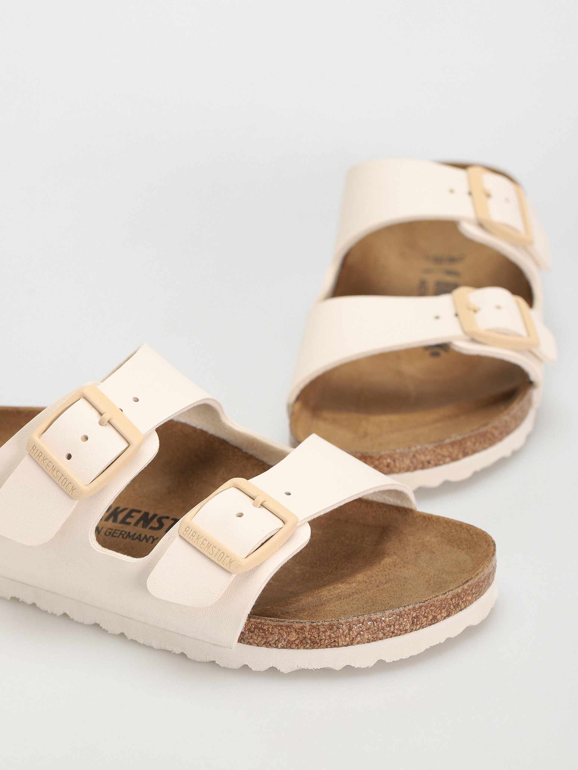Șlapi Birkenstock Arizona Birko Flor Narrow Wmn (eggshell)