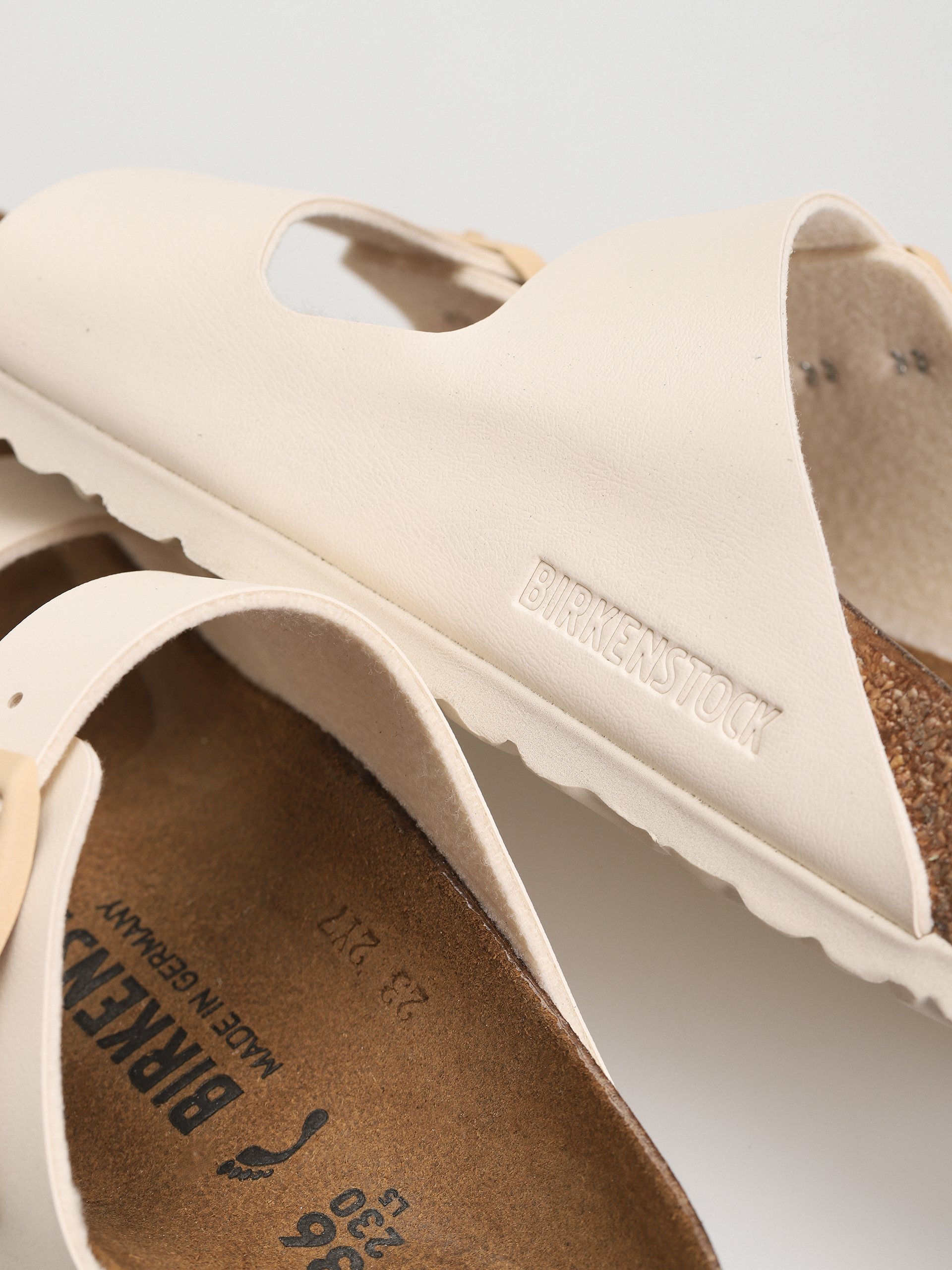 Șlapi Birkenstock Arizona Birko Flor Narrow Wmn (eggshell)